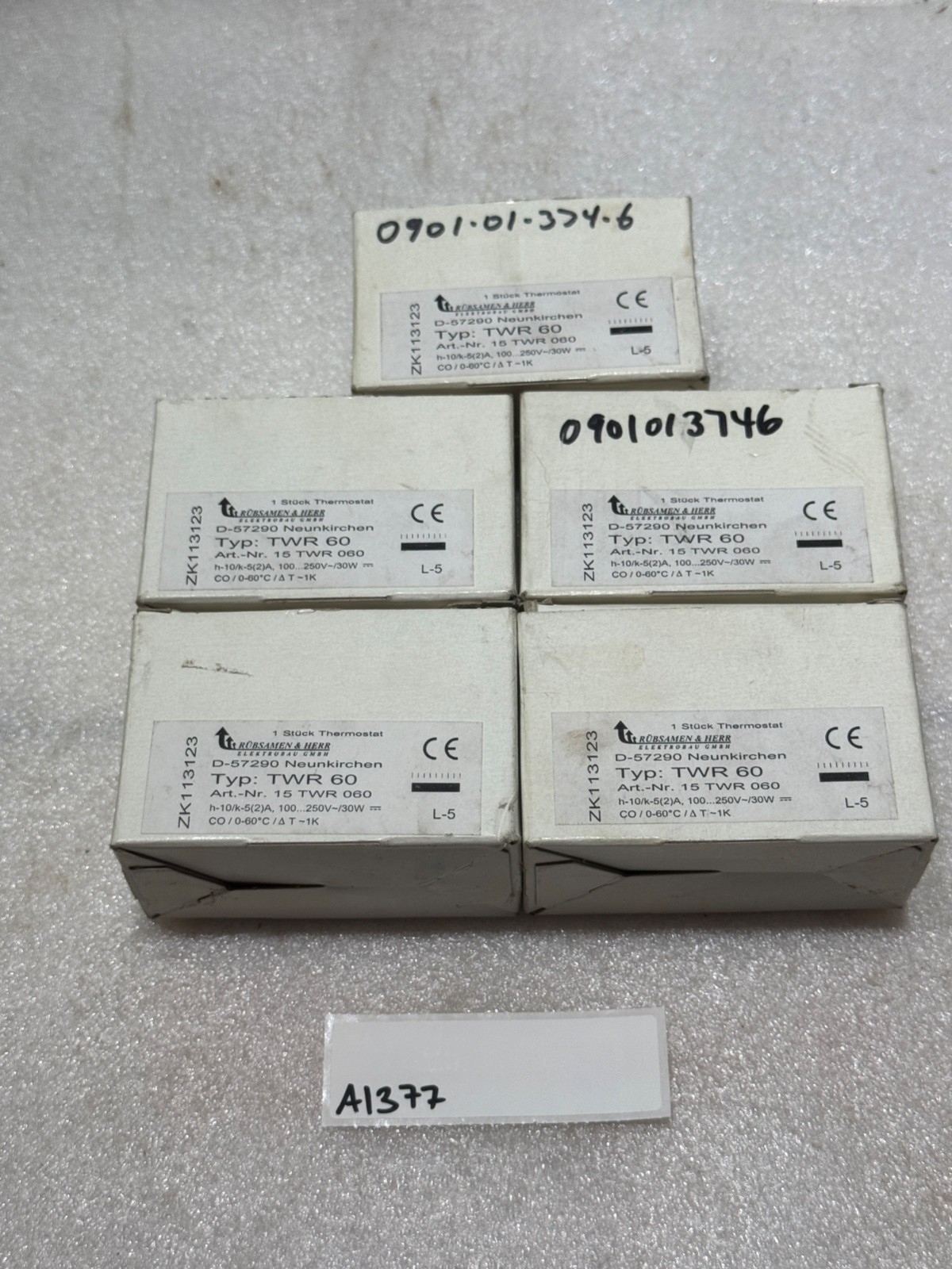 TWR 60 Thermostat Temperature Controller