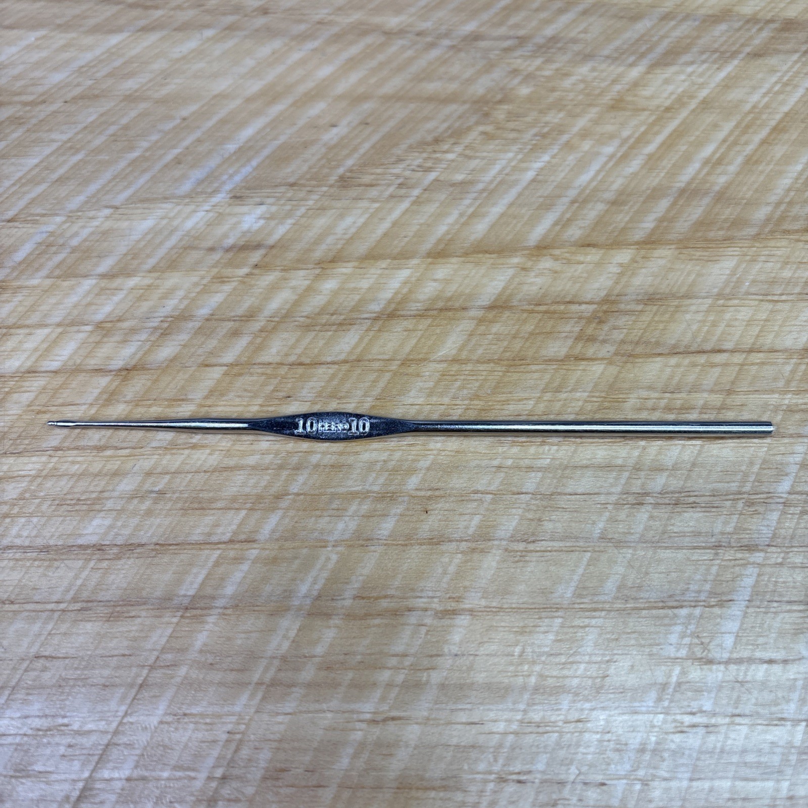 VTG HERO Metal Tapered Crochet Hook Size 10 Made in Japan 5 3/4" Long