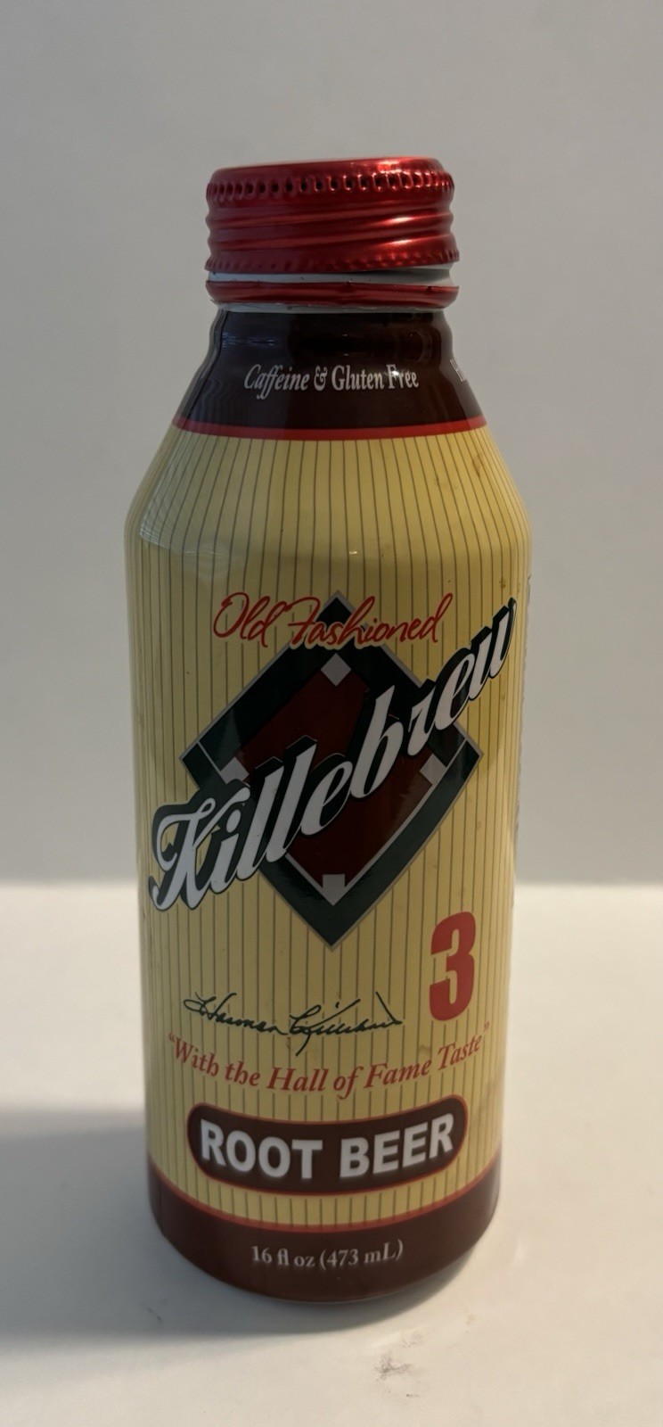 Killebrew Harmon Killebrew Old Fashioned Root Beer 16oz Aluminum Twist Top Can