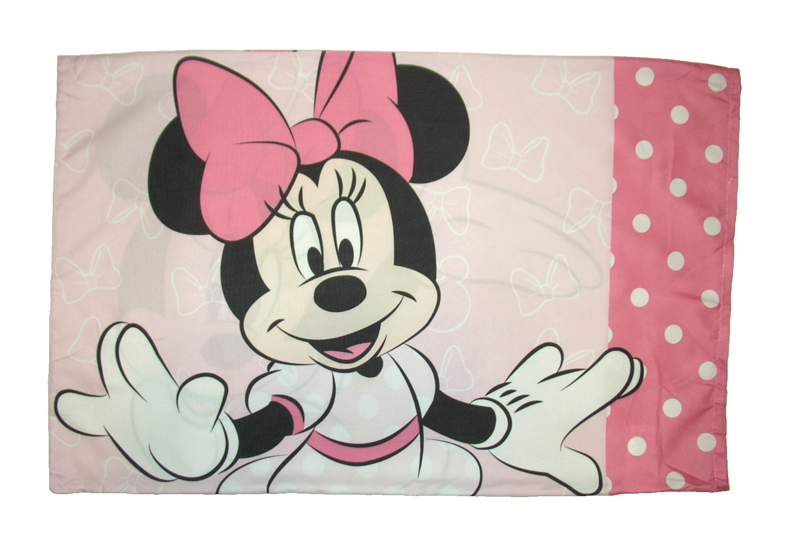 Disney Junior Minnie Mouse Pillowcase Pillow Case Double Sided Polyester