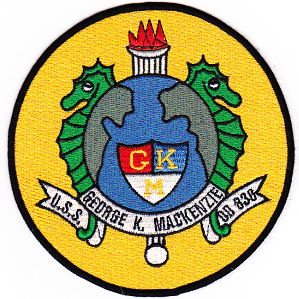 DD-836 USS George K Mackenzie Patch - Version B