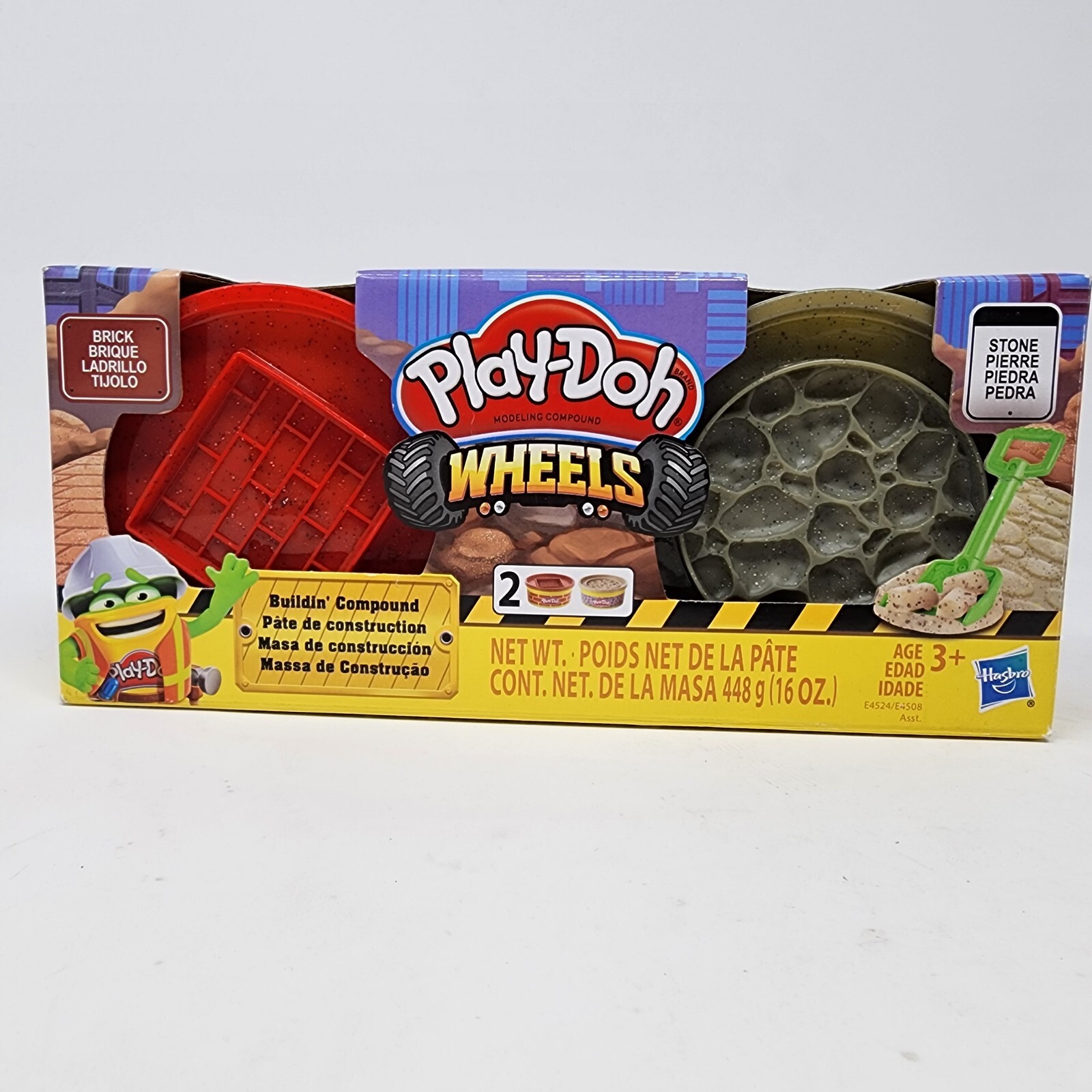 Play-Doh Wheels Buildin' Compound Brick & Stone 2 Pack Sealed NEW