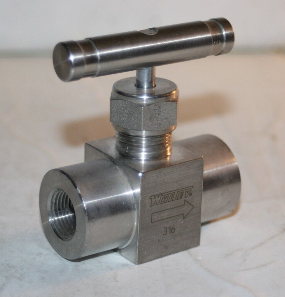 3/8 FNPT 316ss Integral Bonnet Needle Valve (6000 Psi) Whitey Swagelok SS-26VF6
