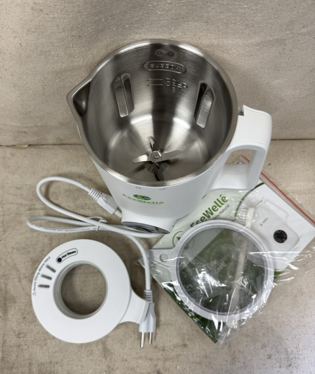 EseWelle Automatic Nut Milk Maker Blender for Kitchen Hot and Cold