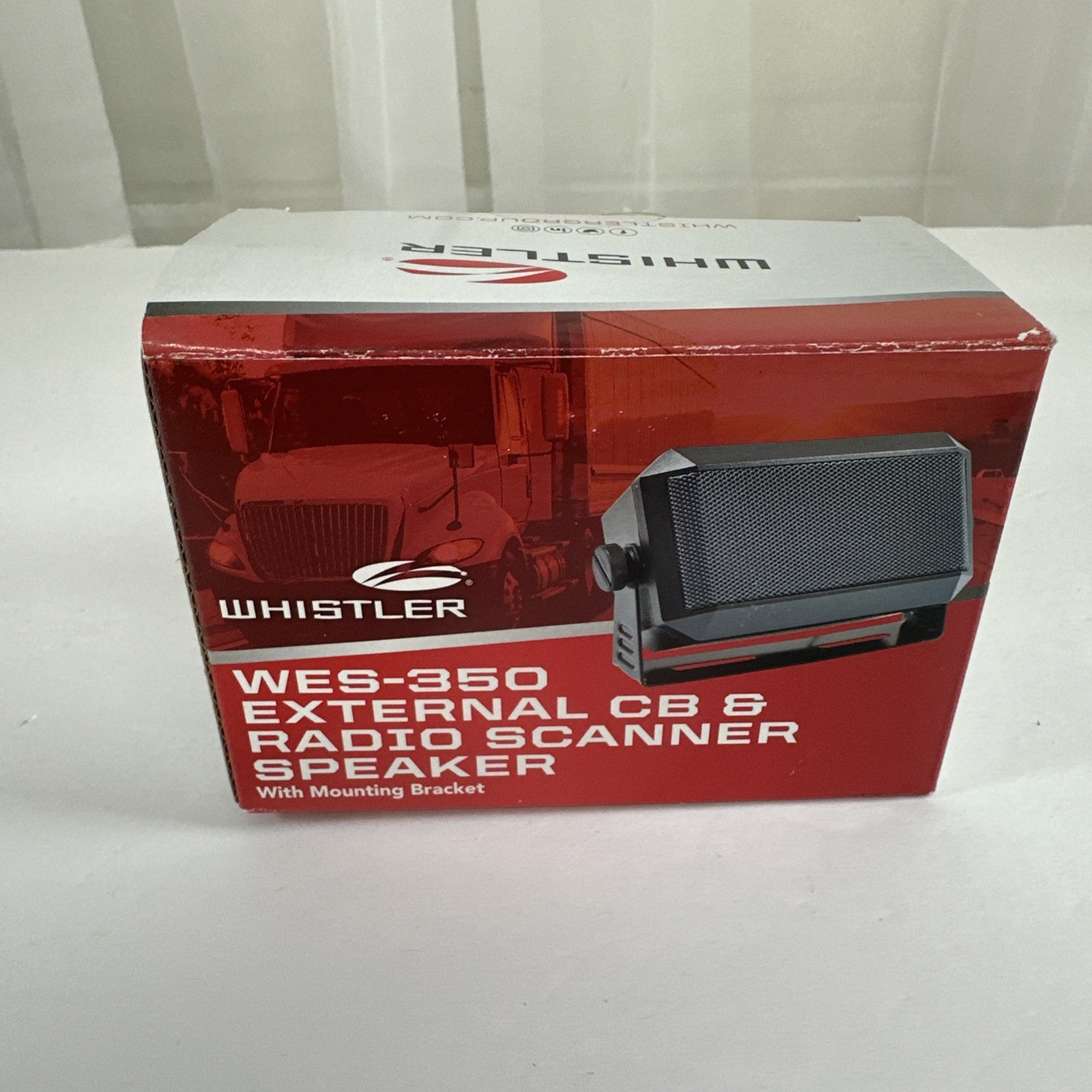 External CB/Radio Scanner Speaker With Mounting Bracket Whistler WES-350 New