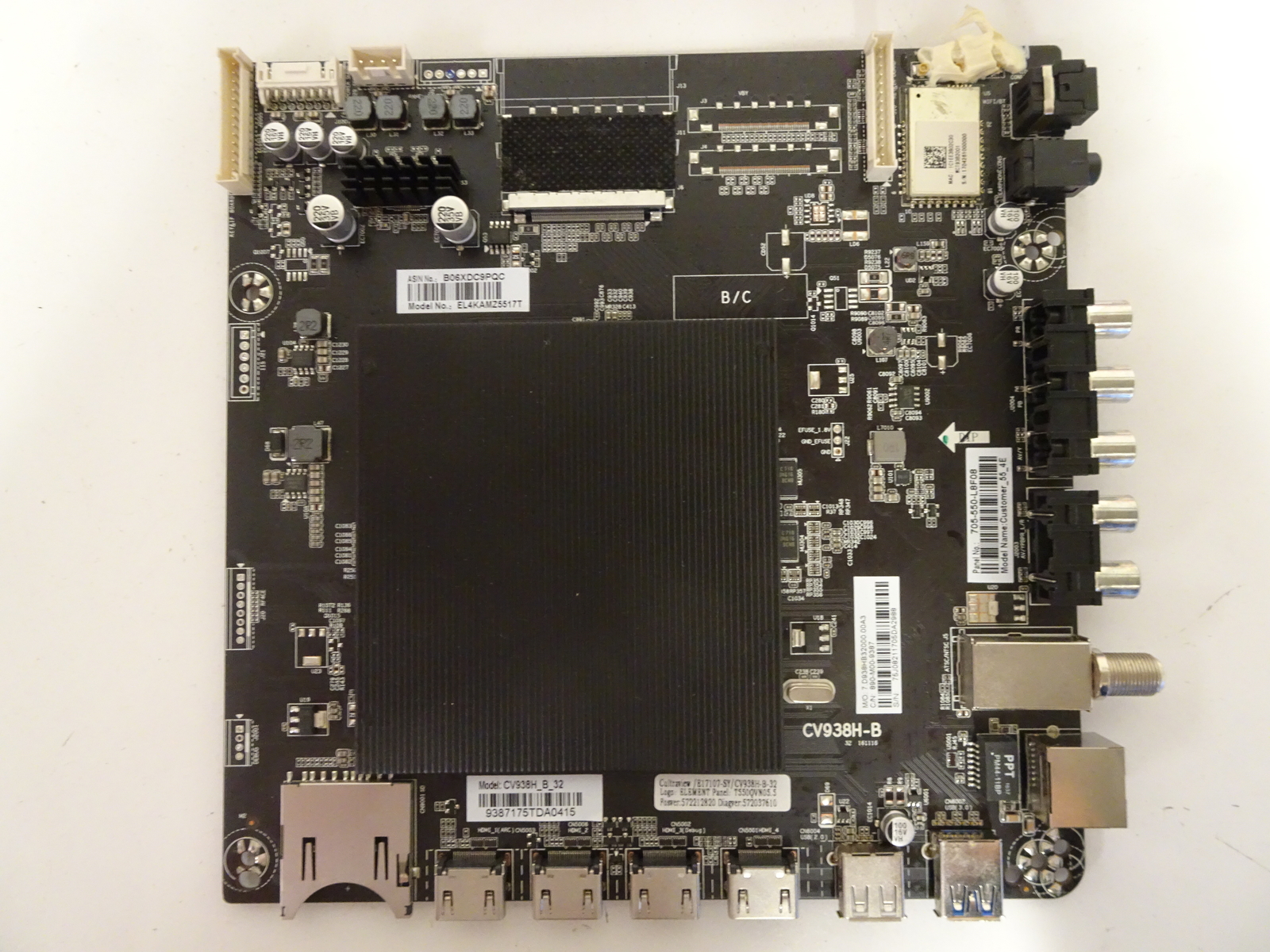 Element EL4KAMZ5517T Main Board (CV938H-B, 75J0821) E17107-SY