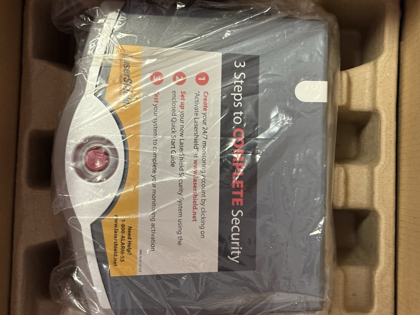 LaserShield Instant Security System Plug N Go Professional Monitoring .