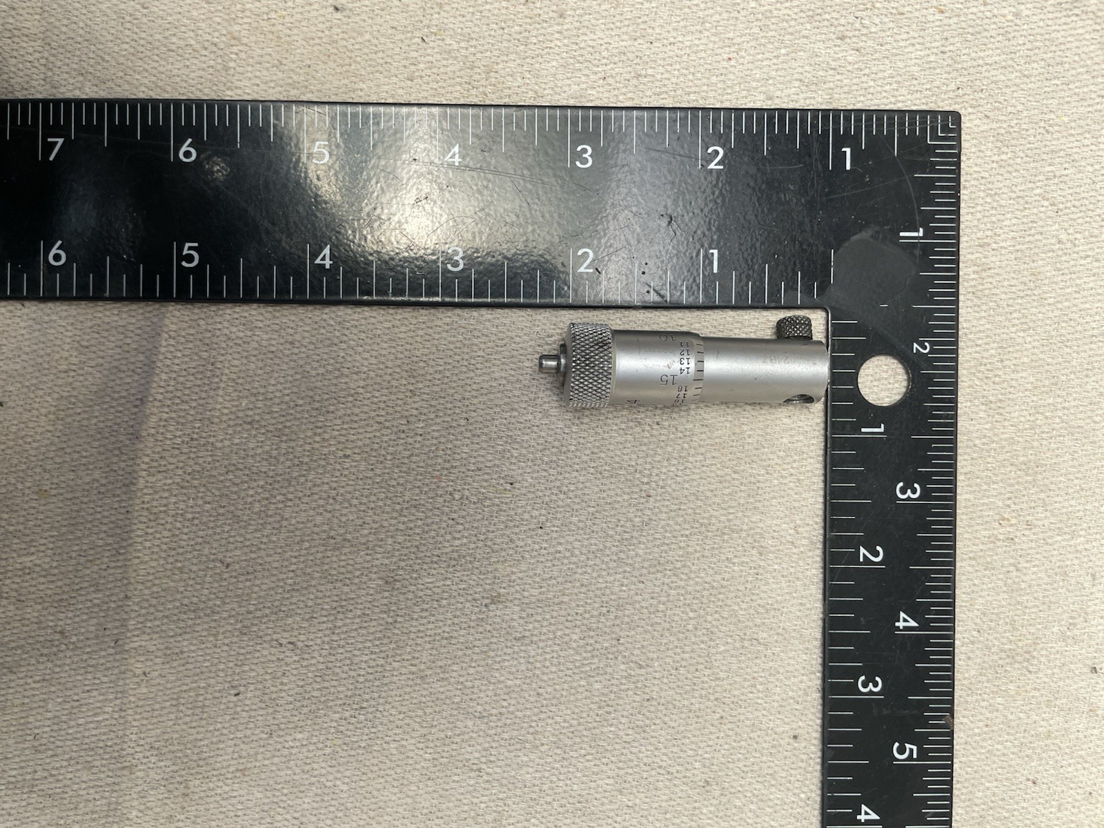 Starrett No. 124 Inside Micrometer Head Only USA