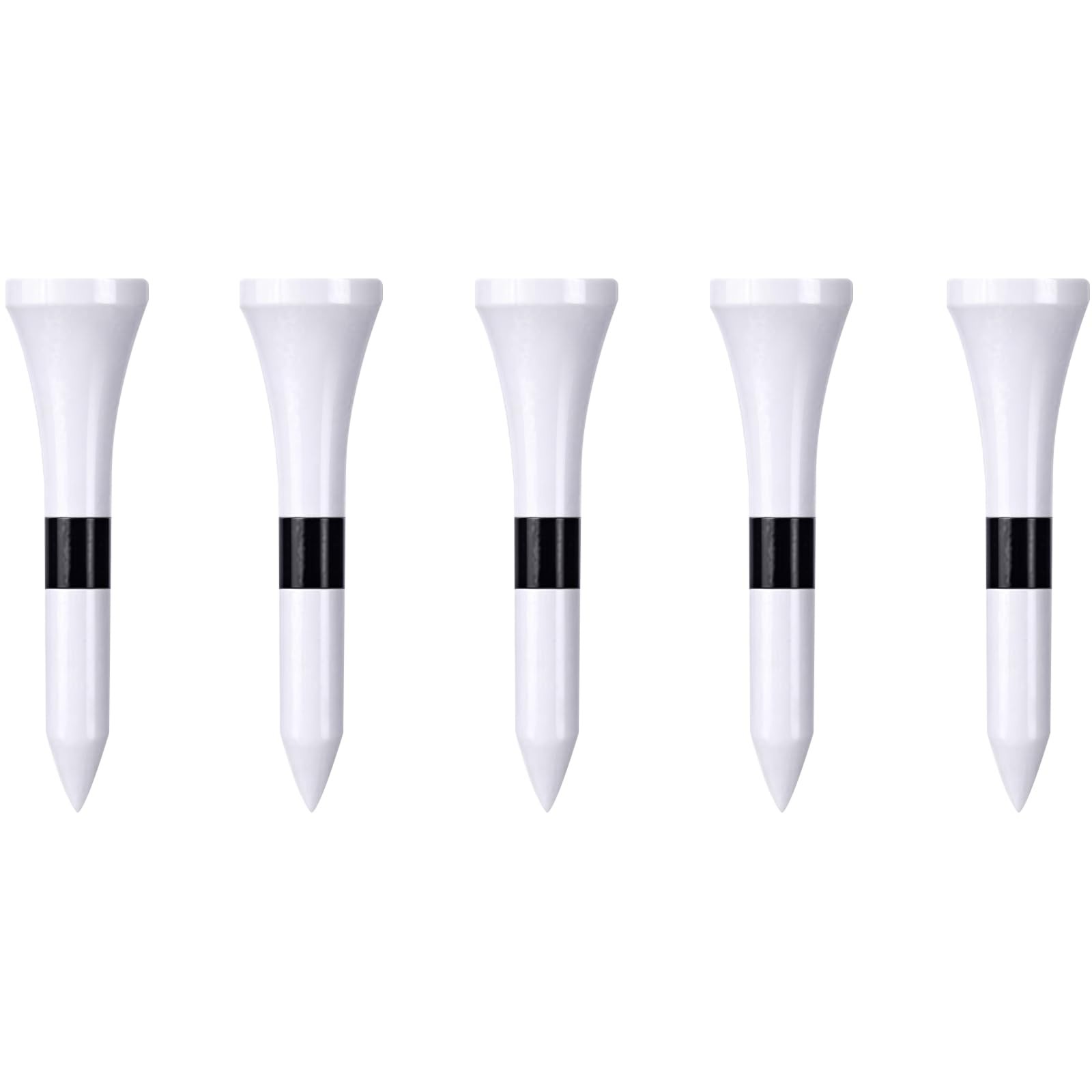 Zivisk Wooden Golf Tees 1-1/2" 100 Count 38mm White 1 1/2 Inch,