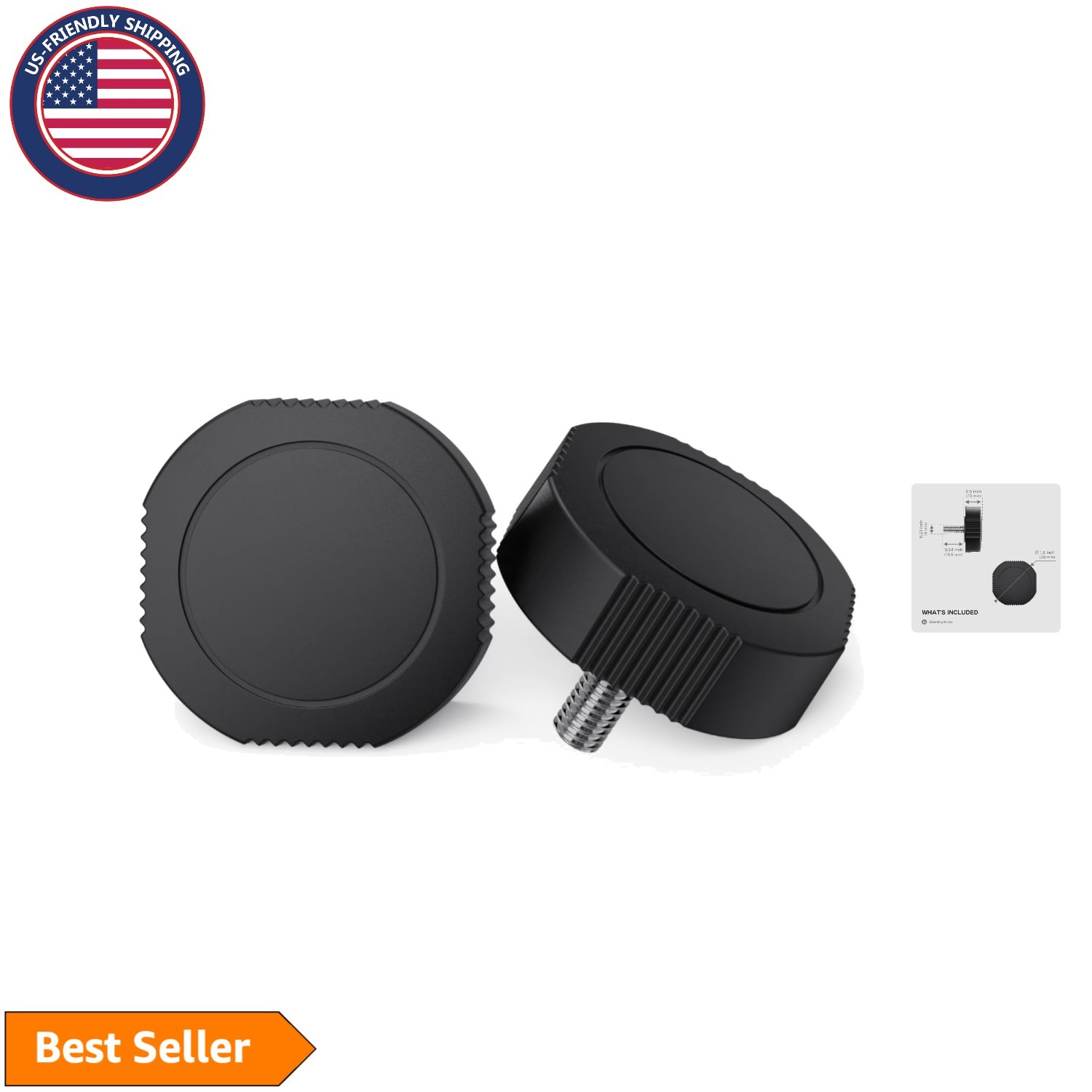 High Strength Composite Mounting Knobs for Lowrance Fishfinders | 2 Pieces