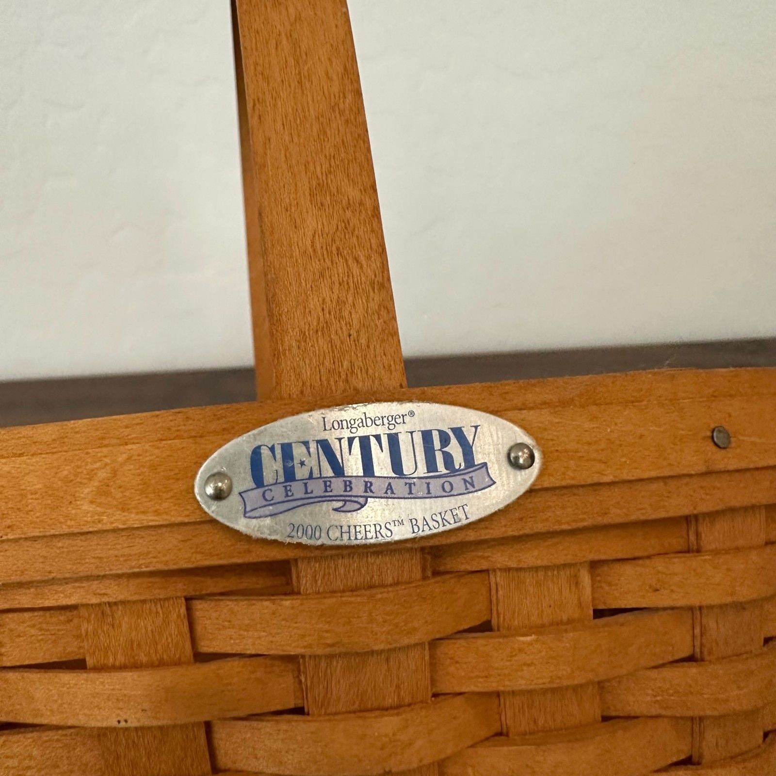 Longaberger Century Celebration 2000 Cheers Basket