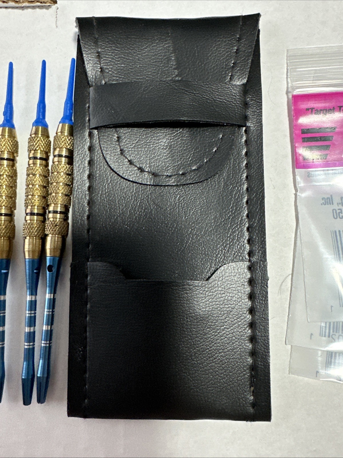 15GM Billiard Themed 3 Soft Tip Dart Set Bundle With Soft Case