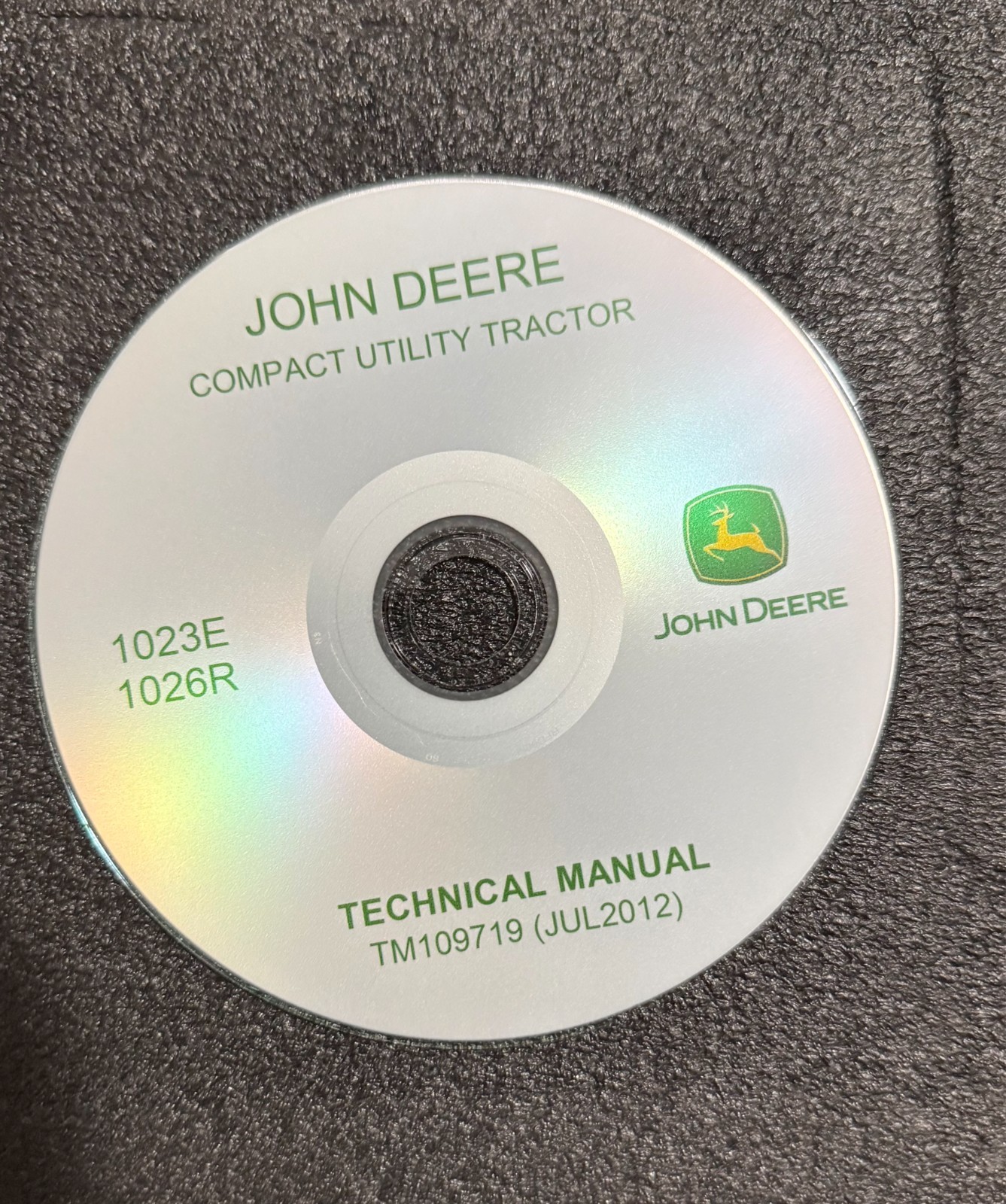 John Deere 1023 1026R COMPACT UTILITY TRACTOR SERVICE MANUAL TM109719 CD