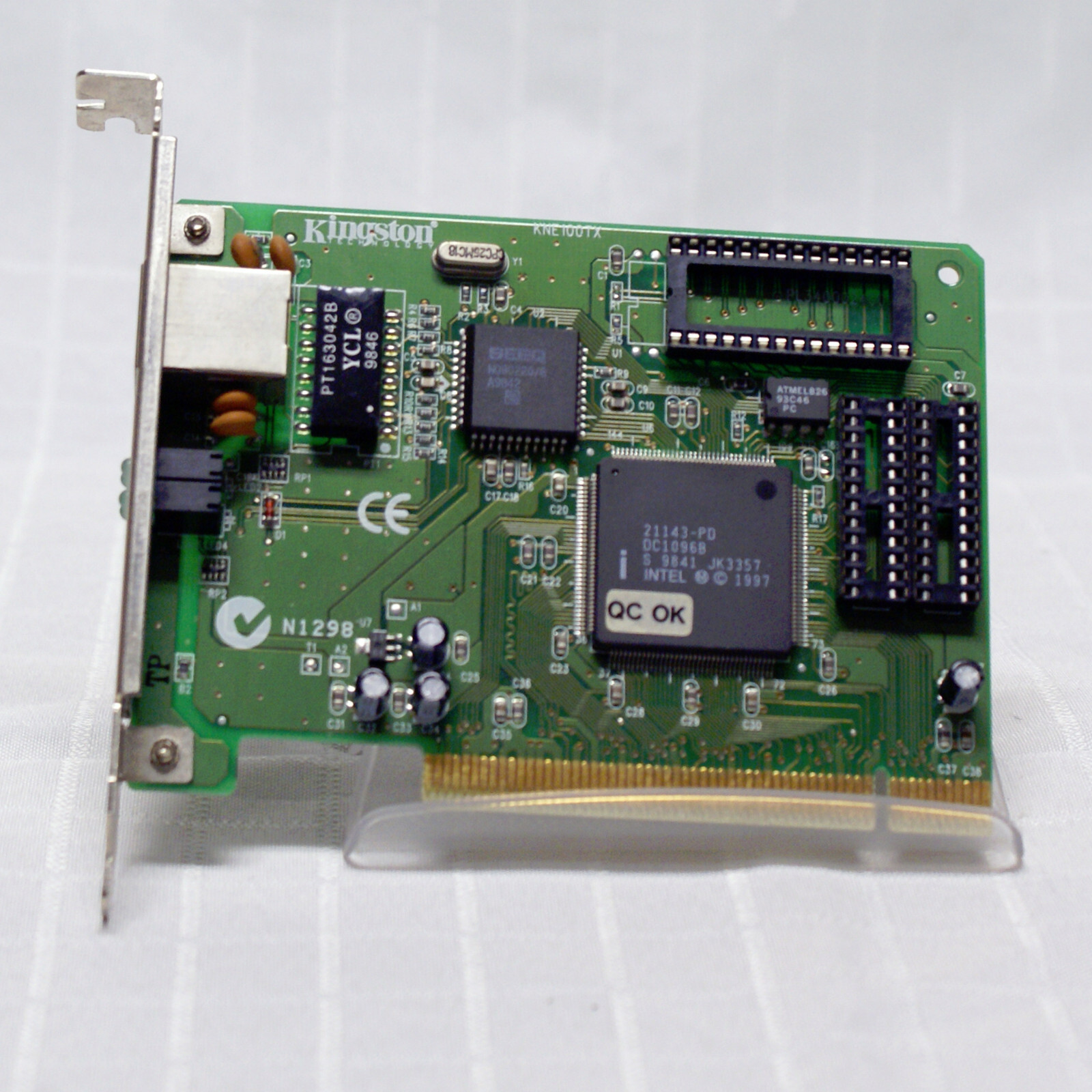 Kingston KNE100TX 9920292-001 Fast Ethernet PCI Adapter Card 10/100TX Mbps