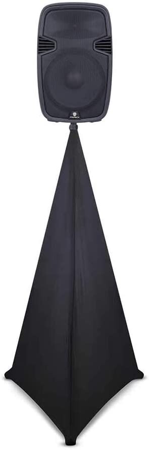 PRORECK Speaker Stand Cover Tripod Stand Skrim Black with Bag 1 Pack