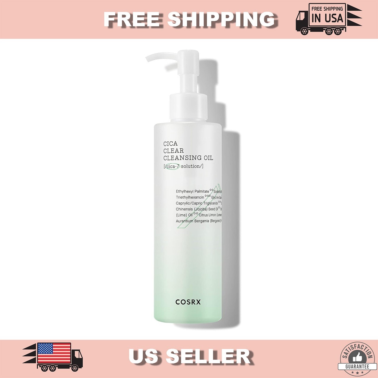 [30%OFF-BIG SALE] COSRX Pure Fit Cica Clear Cleansing Oil 200ml-EXP:2026/11/13