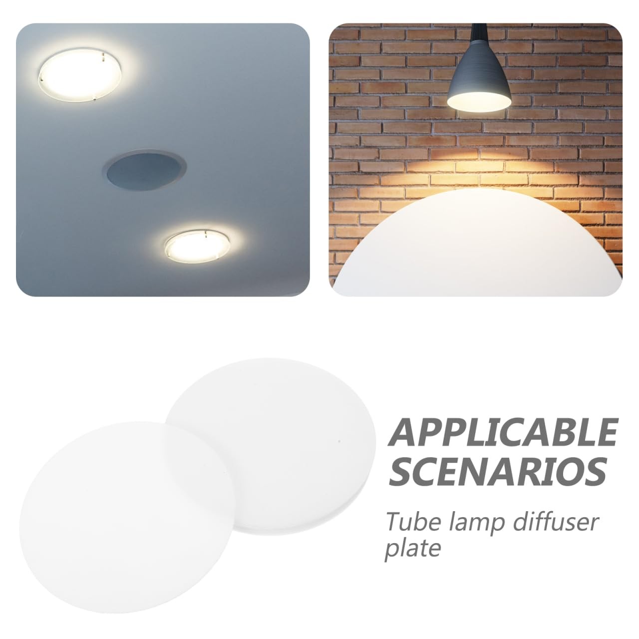 LED Downlight Diffuser 4 Inch Anti-Glare Spotlight Lamp Shade Diffuser 10 PCS