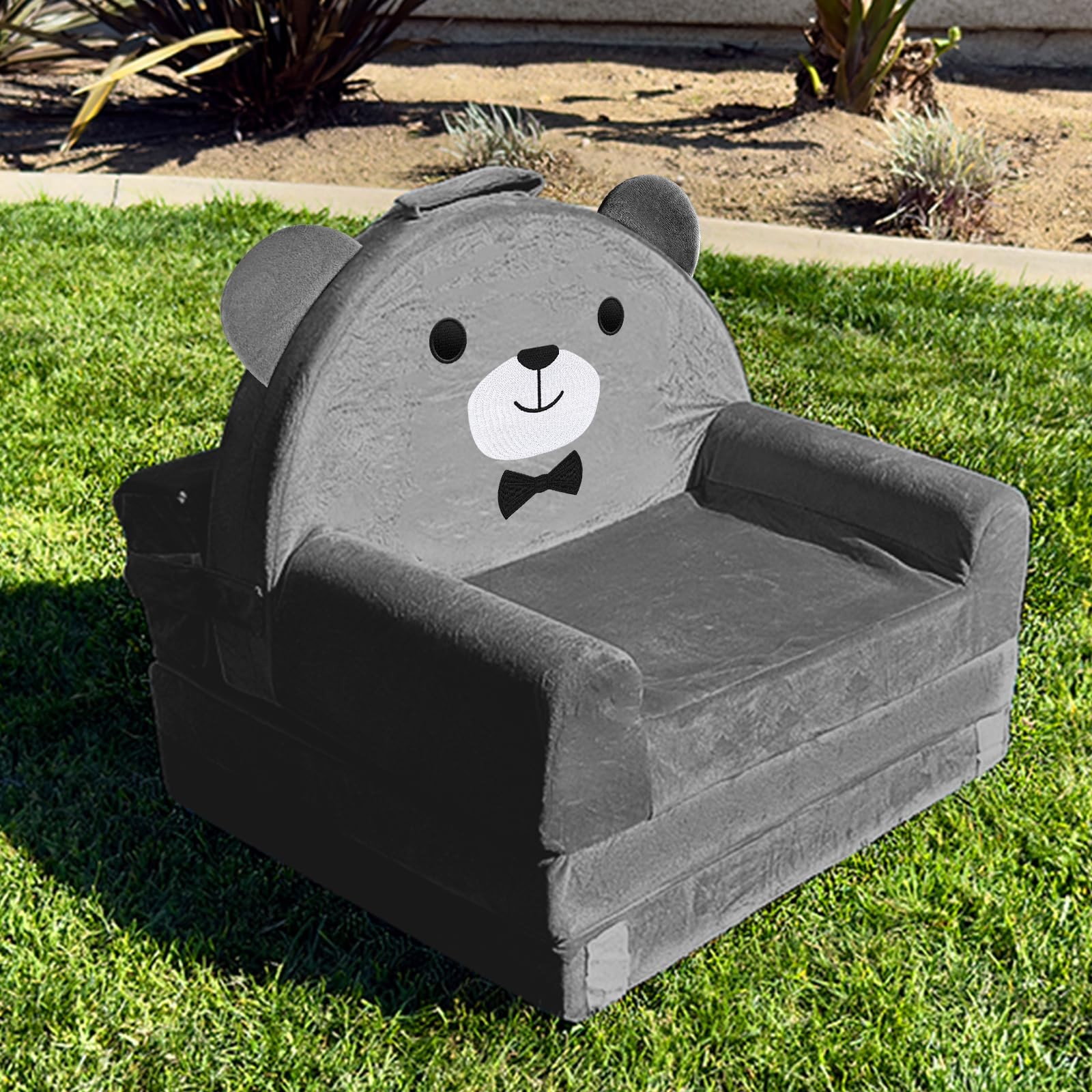 Sofa Bed with Removable Washable Cover & -Tape Backrest – Foldable Chair, Coz...