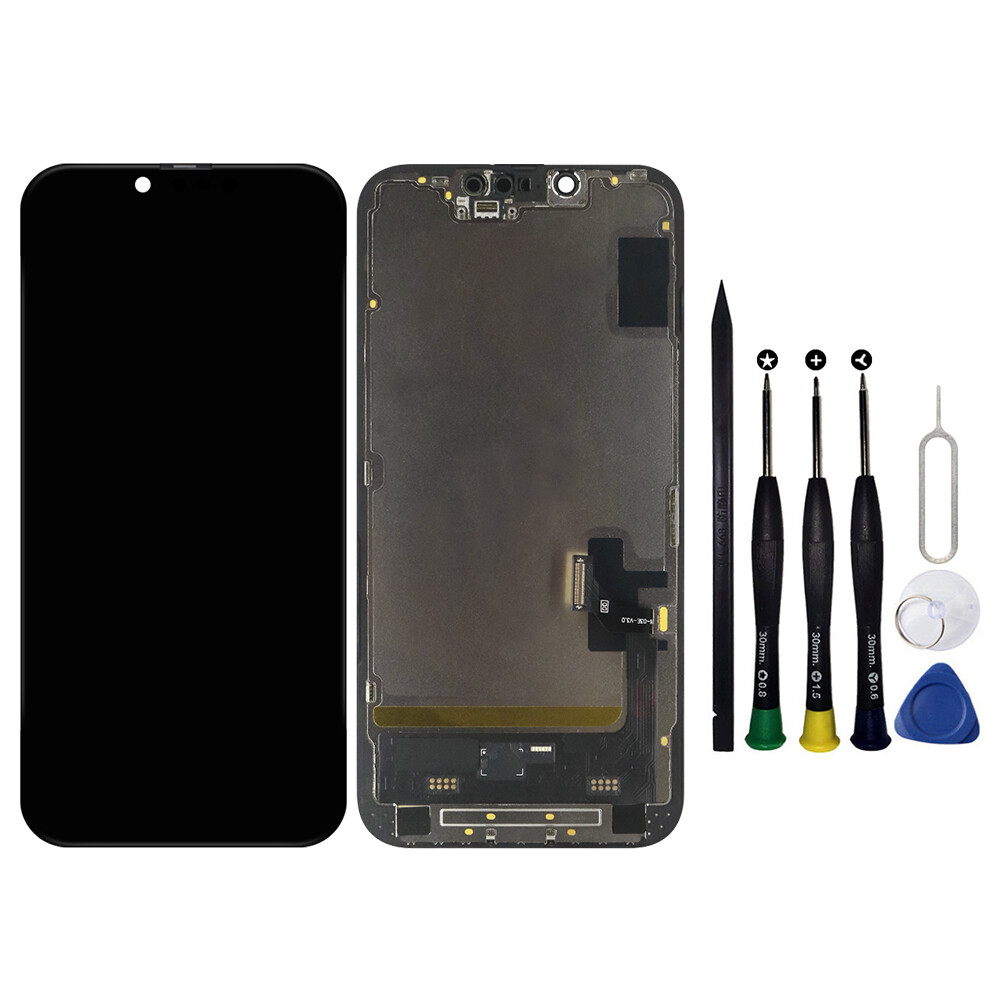 Replace For iPhone 14 Soft OLED Display LCD Touch Screen Digitizer Frame Tool US