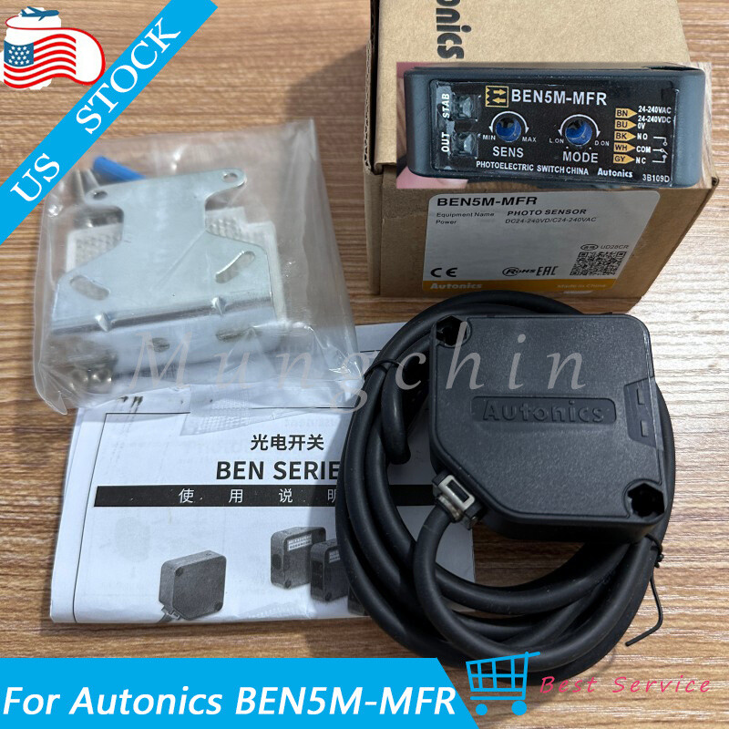 NEW Retroreflective Photoelectric Switch Sensor For Autonics BEN5M-MFR