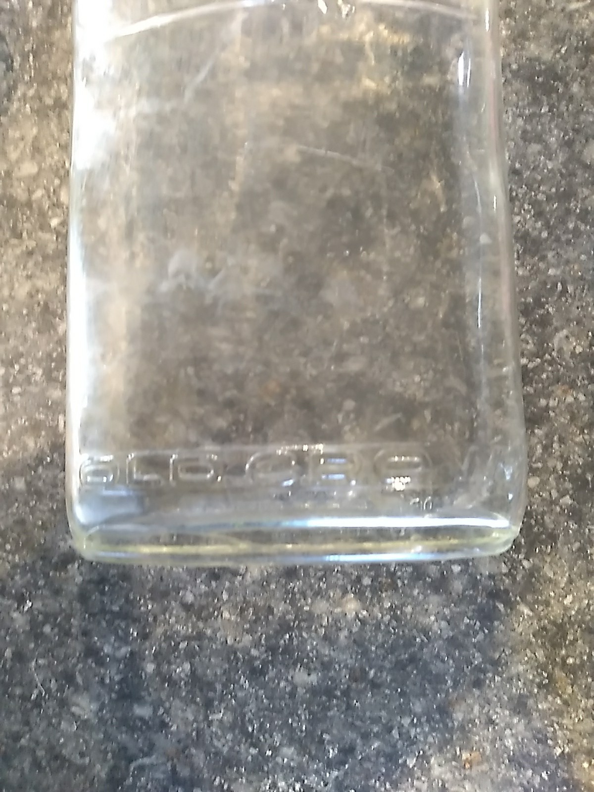 3 Vintage Liquor Bottles Empty 1/2 Pint