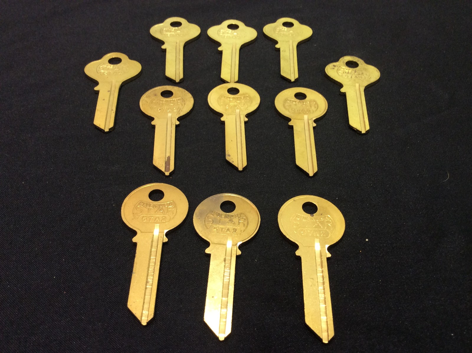 Taylor by Star T7 & 1141E Key Blanks, Set of 11- Locksmith