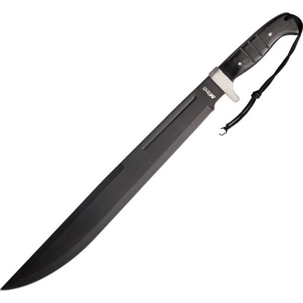 MTech Combat Machete 440 Steel Full Tang Blade Black Wood Handle - MT-20-08L