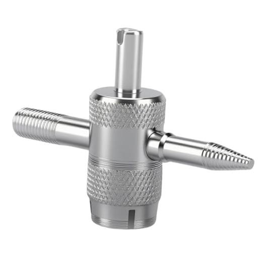 4-Way Valve Stem Core Removal Tool, Tire Valve Core Removal Tool, 1PC