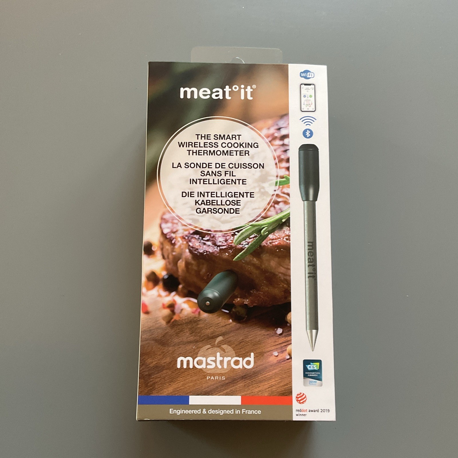 Brand New In Box . Mastard Meat It Smart Wireless Cookin Thermometer