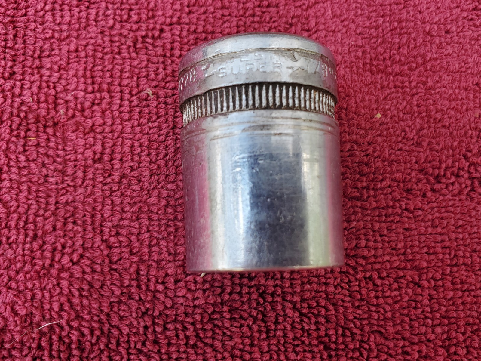 Vintage Indestro Super 1228 7/8" 1/2" Dr. 12 Pt. Socket