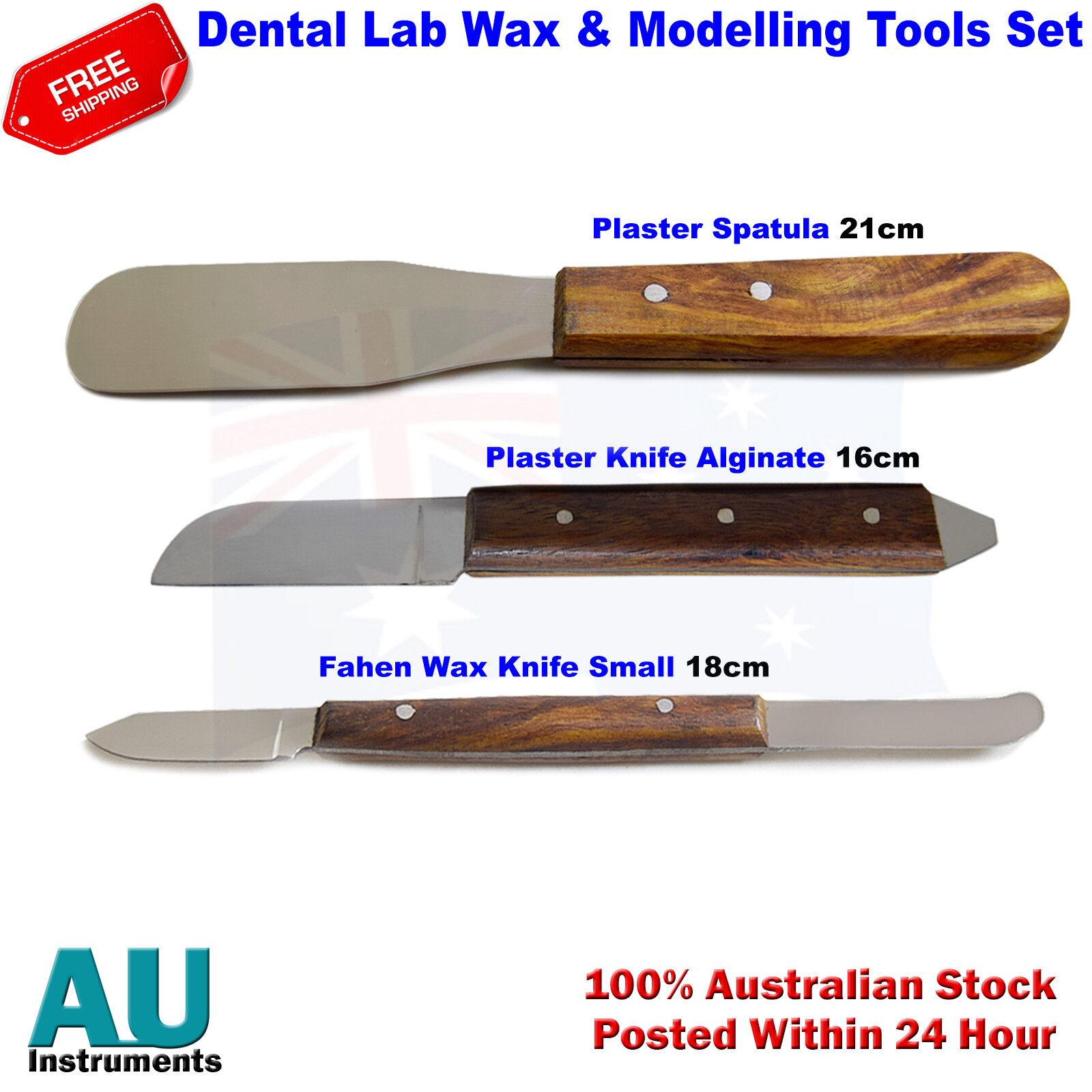 Alginate Plaster Spatula Fahen Wax Waxing Modelling Carving Tools