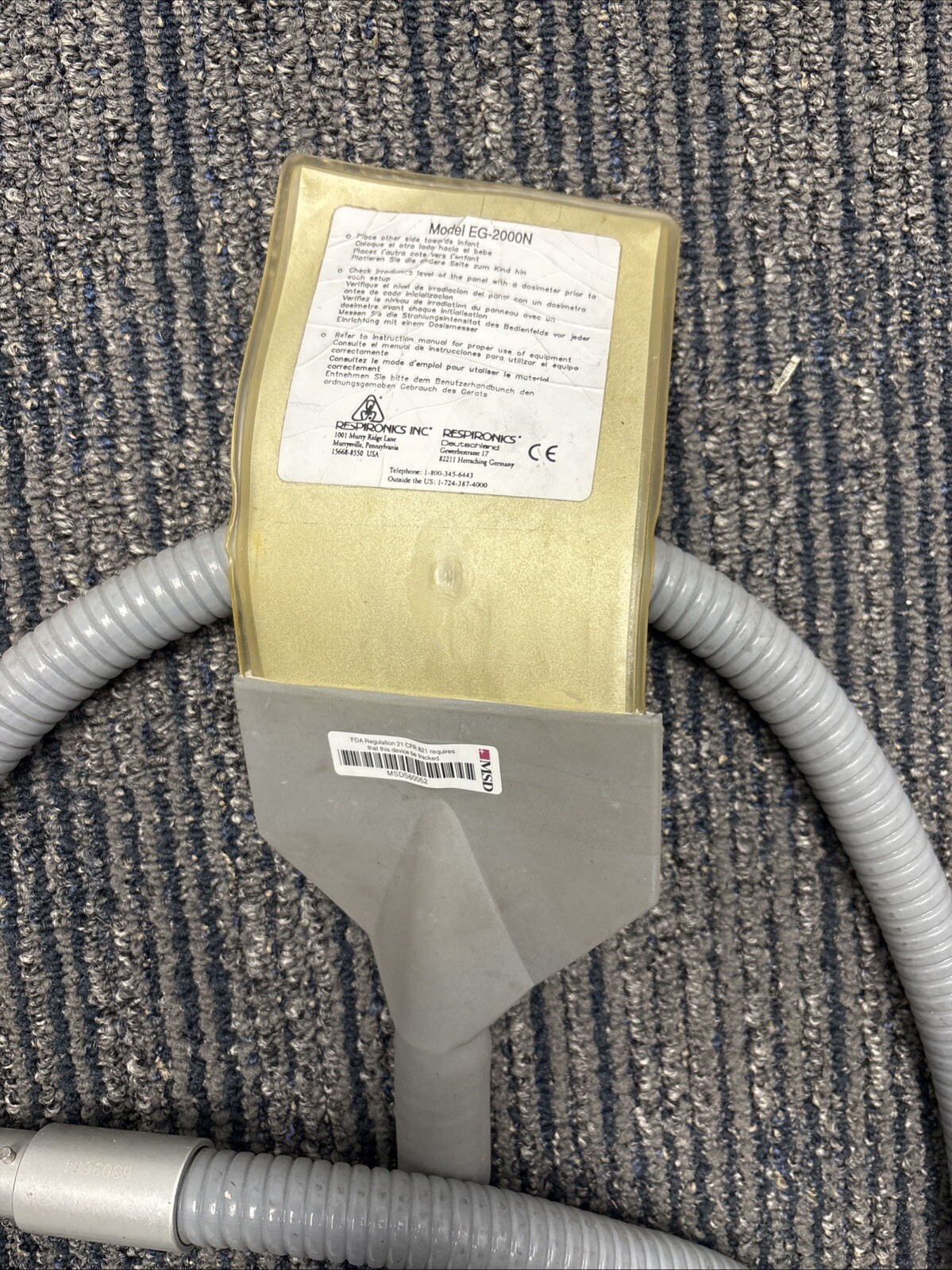 Respironics Medical EG-2000N Light Cable