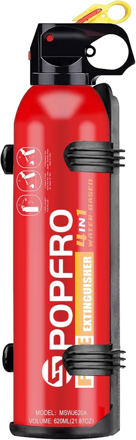 4 In1 Fire Extinguisher with Mount Fire Extinguishers for the House/Car/Kitchen