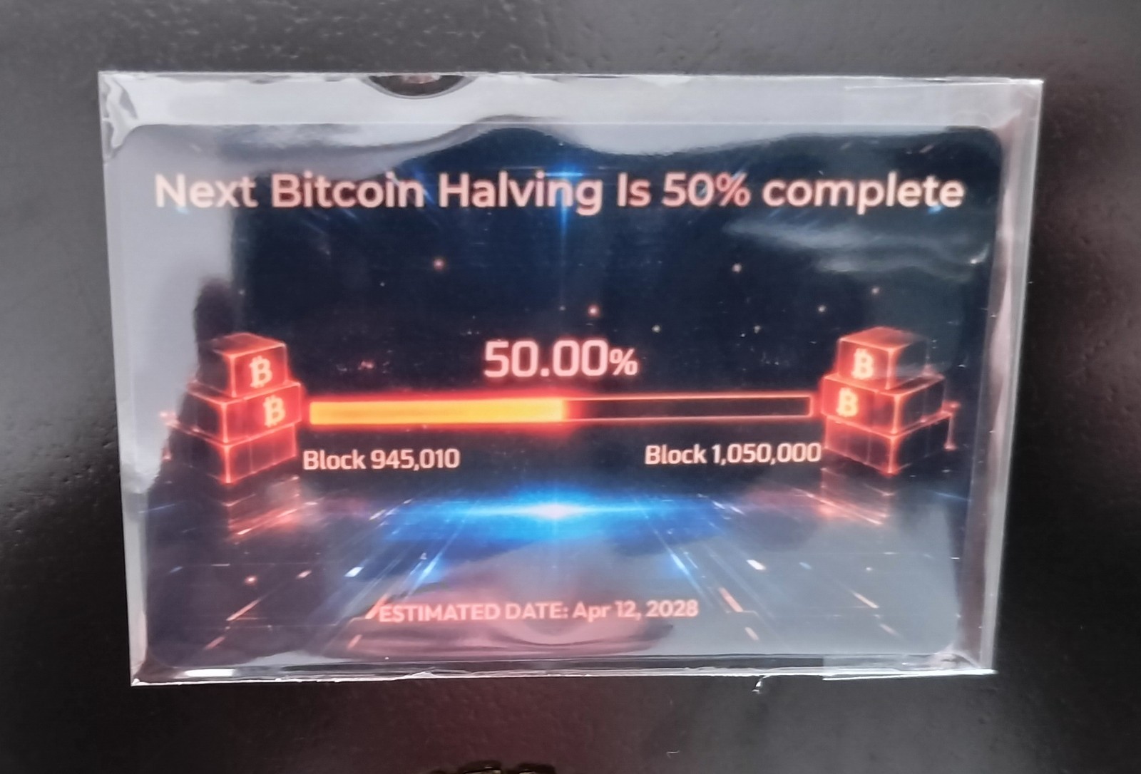 Ballet Bitcoin Cold Storage Wallet Bitcoin Halving 50% Complete Block New/Sealed