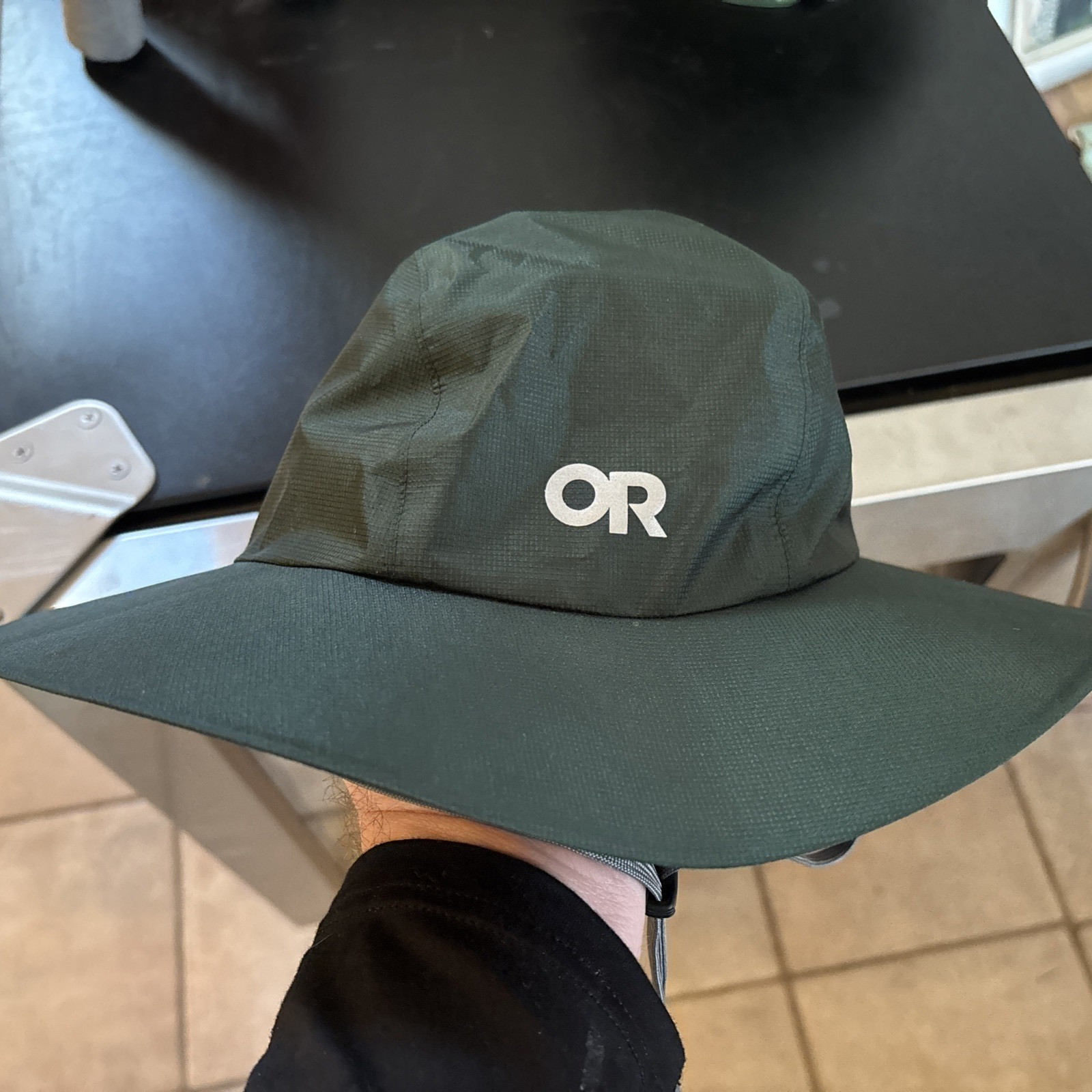 Outdoor Research Helium Rain Full Brim Hat Sombrero Waterproof L/XL Diamond Fuse