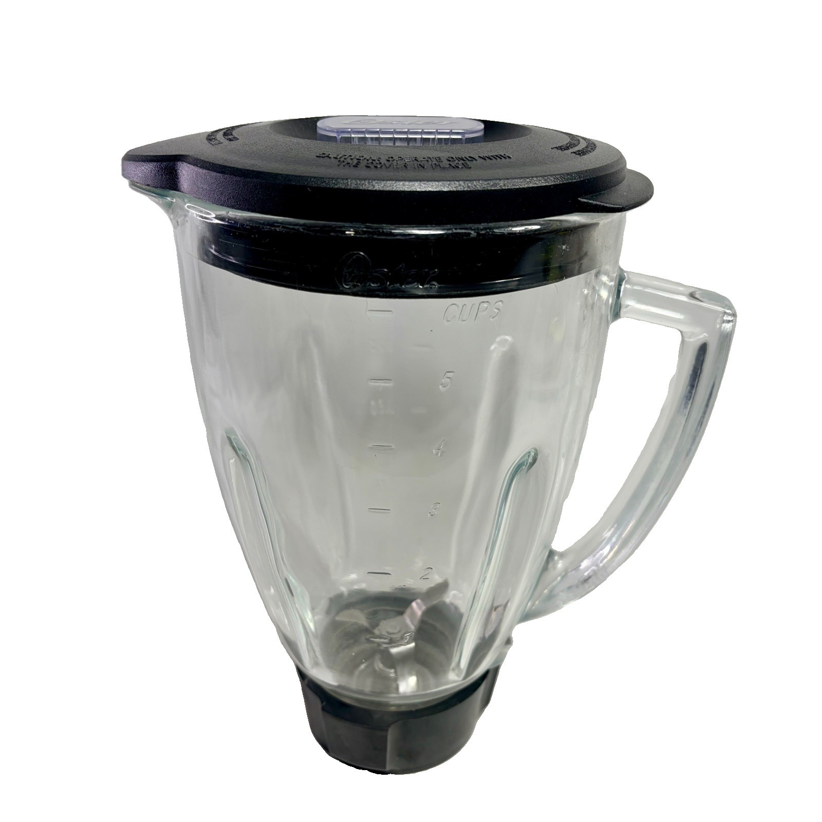 Oster Osterizer Blender Glass 6 Cup Replacement Blender Jar W/ Lid Blade Black