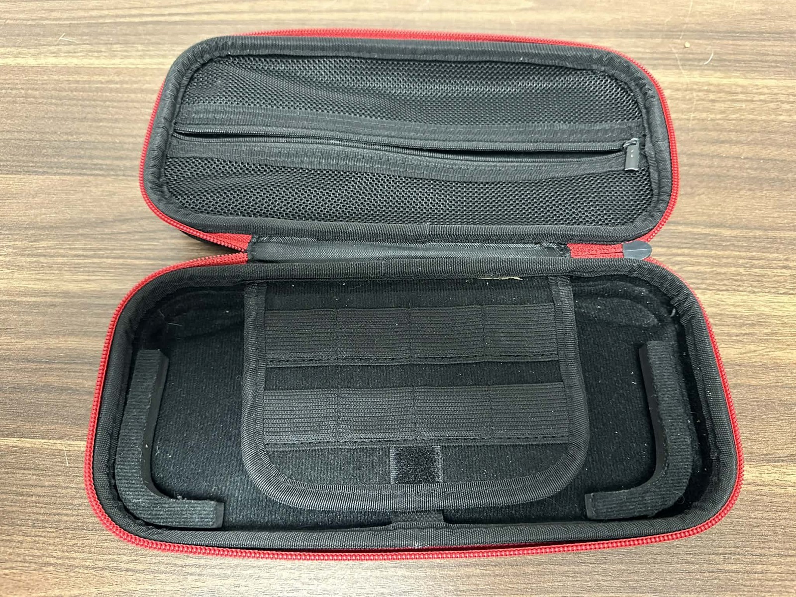 Hard Shell Nylon At Atrix Carrying Case Black Red For Nintendo Switch 6E