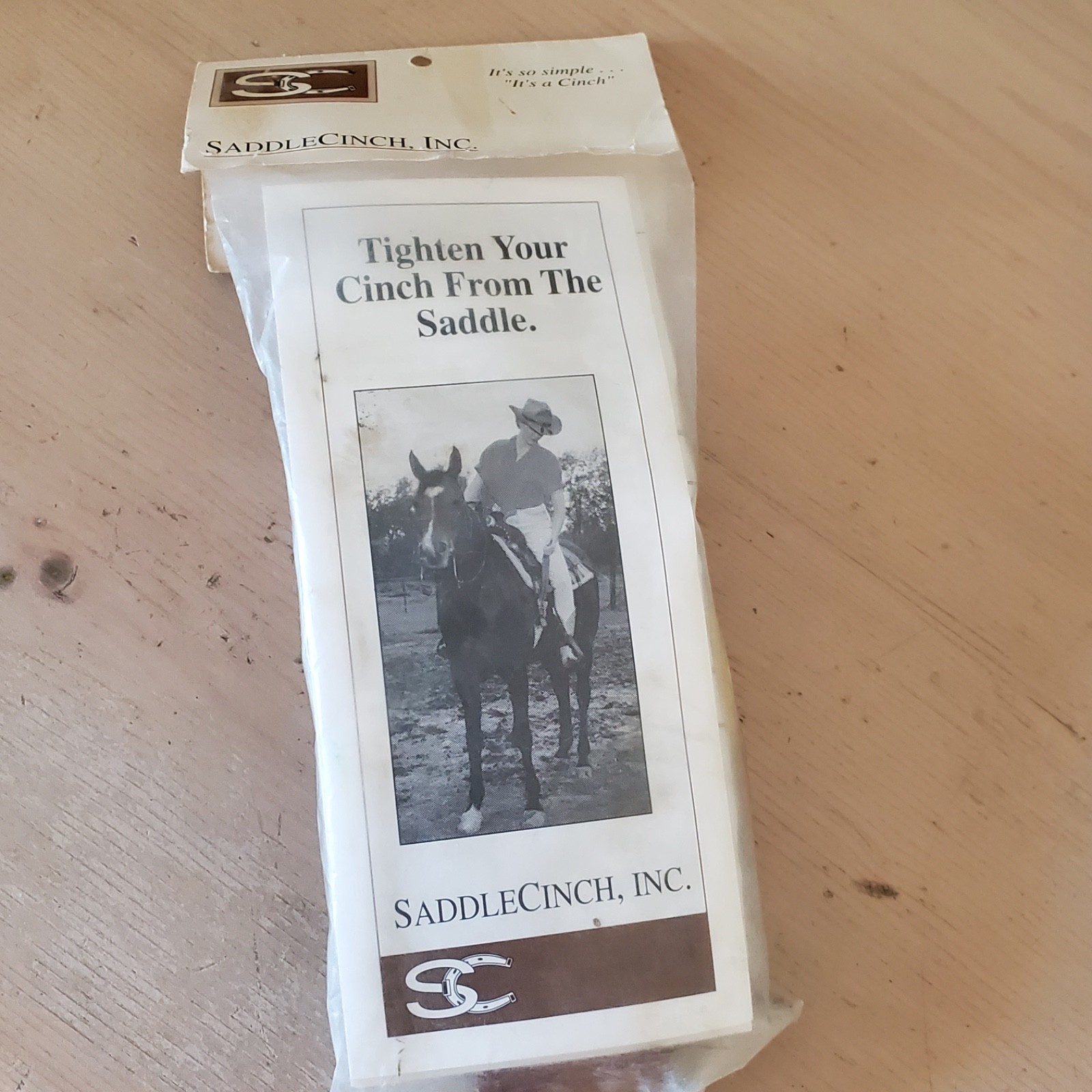 SADDLE CINCH Tighten Cinch From The  Saddle Leather NEW