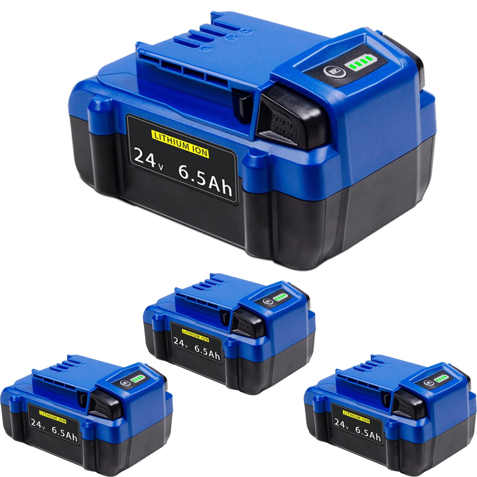 1/4x 6.5Ah Replace Li-Ion Battery for Kobalt 24V Max KB624-03 KB524-03 KB424-0