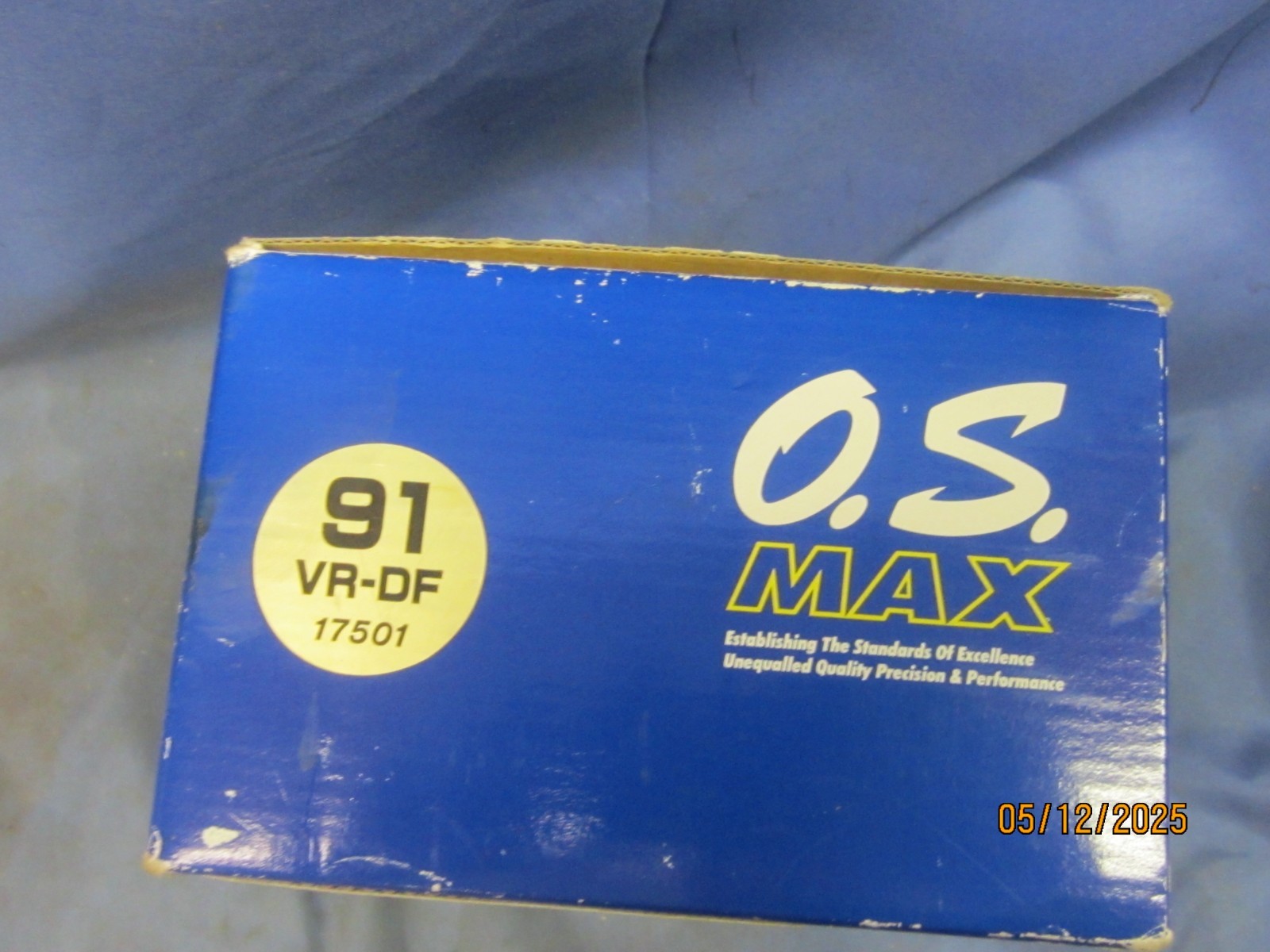 OS Max 91 VR0DF 17501 RC Engine *BOX ONLY* - Vintage