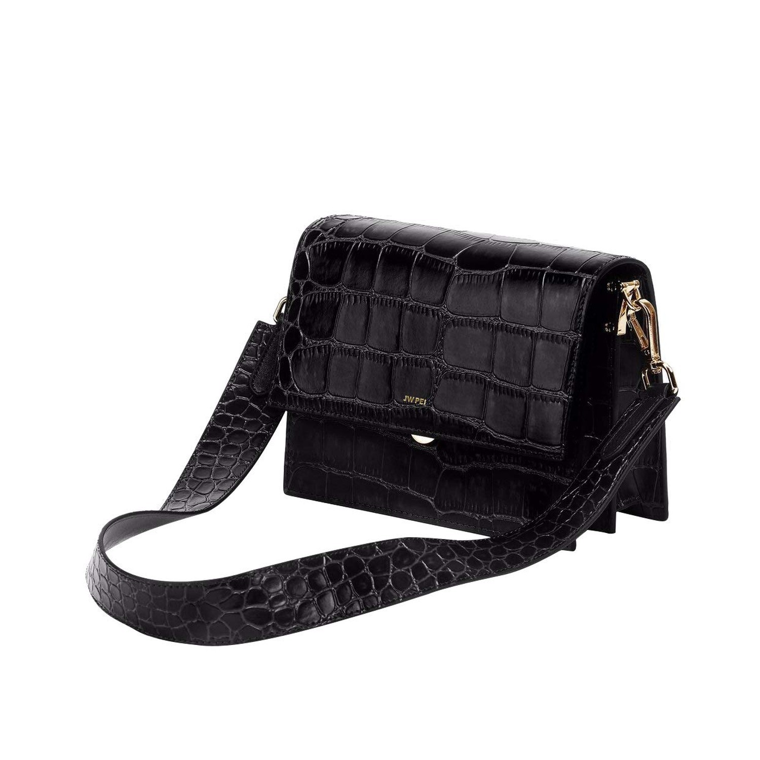 JW PEI Women's Mini Flap Crossbody Black
