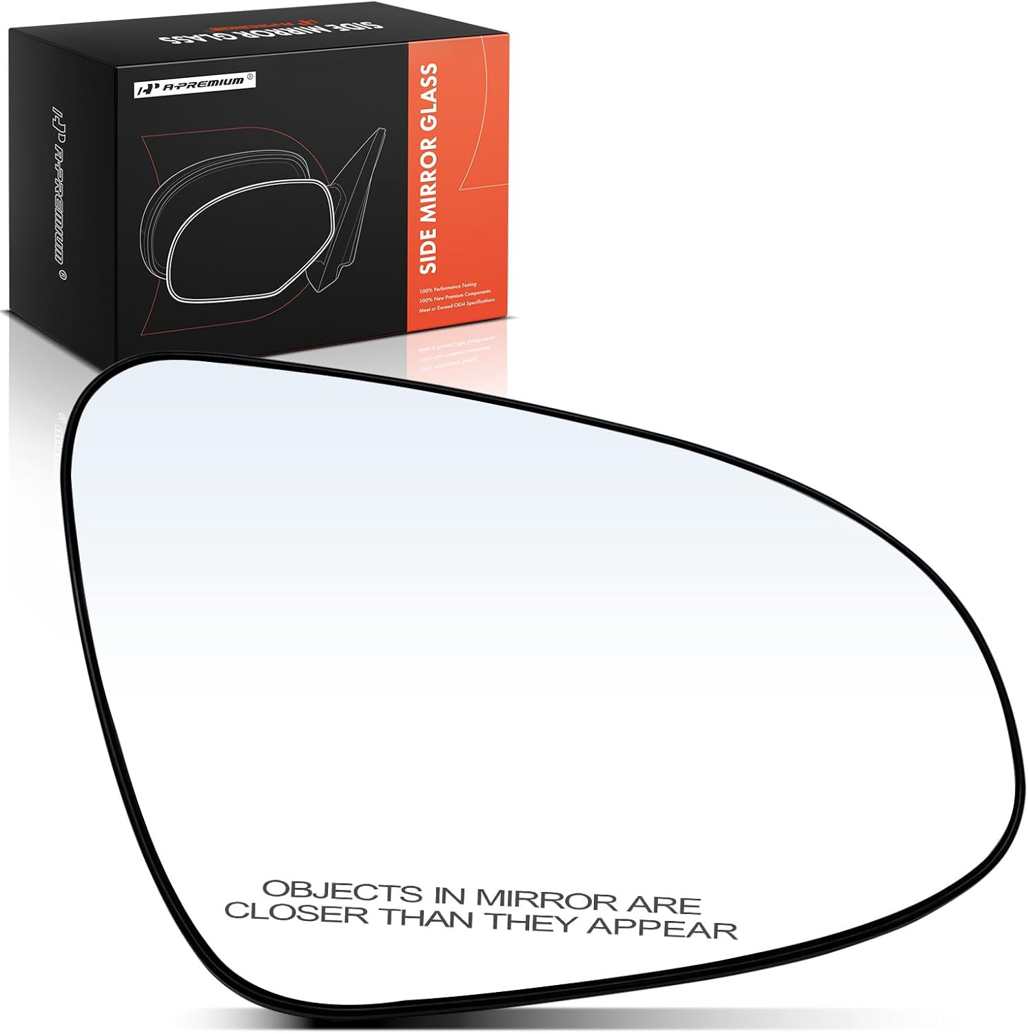Right Passenger Heated Mirror Glass  Backing Plate Toyota C-HR 2018-2022 Convex