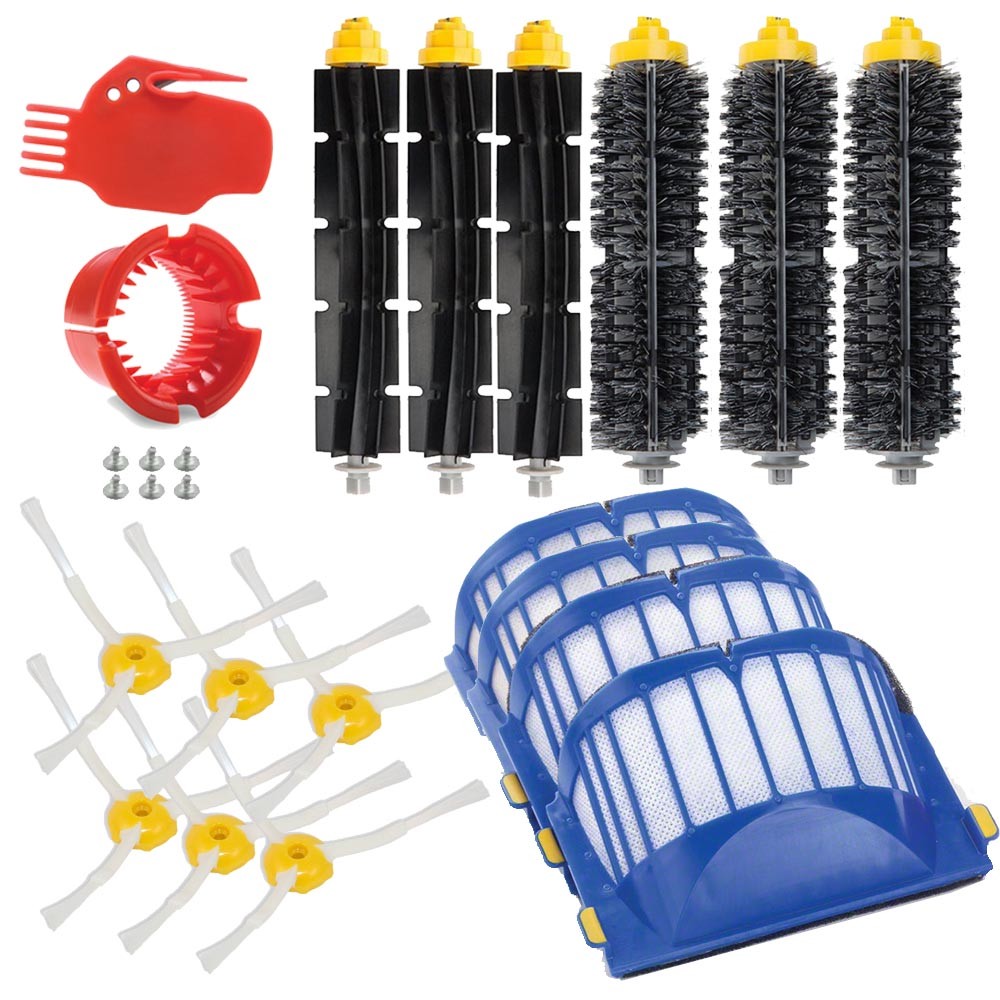 For iRobot Roomba 600 Series 610 620 650 Side Brush/Filters/Replenishment Kit US