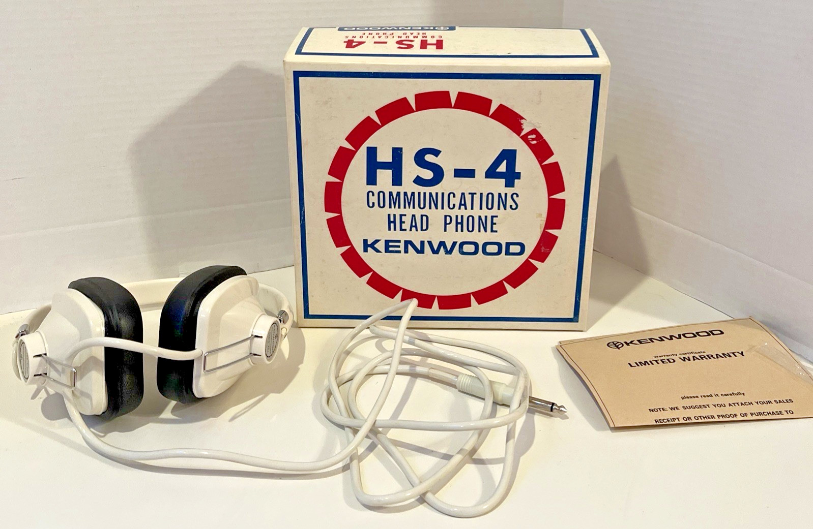 KENWOOD HS-4 Communications Headphones – Vintage Trio-Kenwood Japan in Box