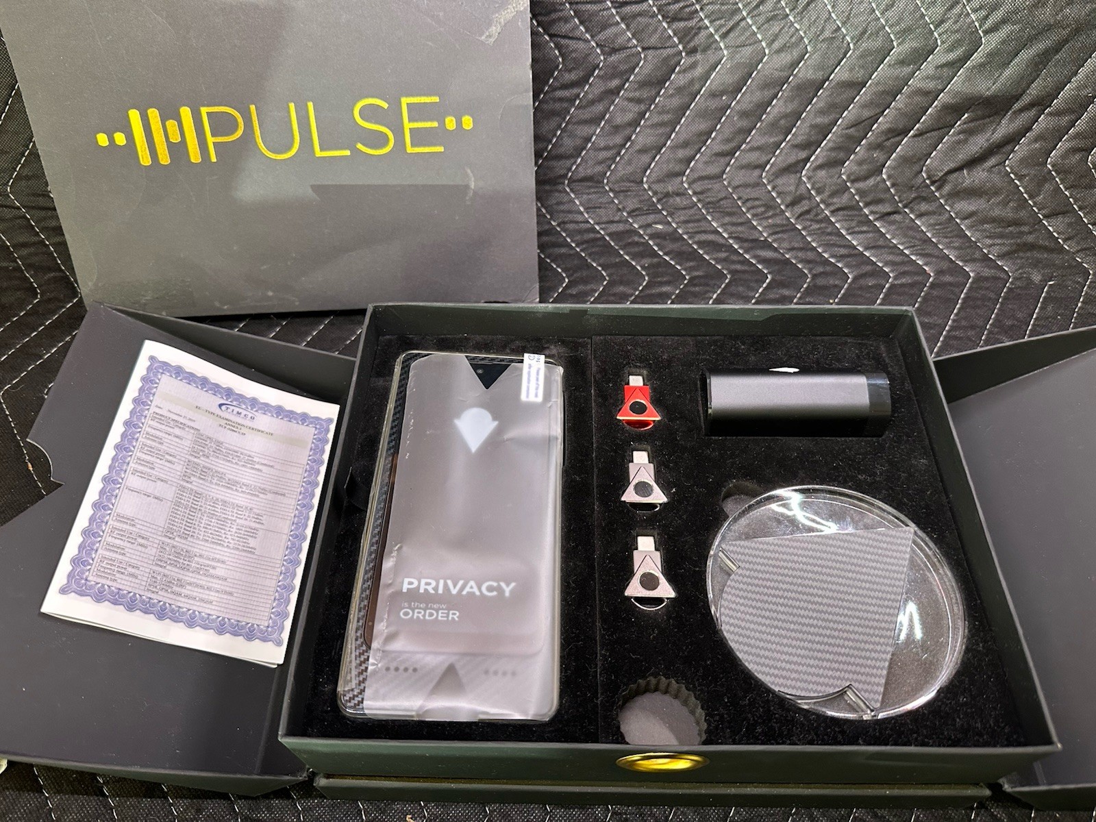 Pulse CryptoData Cell Phone Privacy The New Order Model Impulse K1  Phone #360