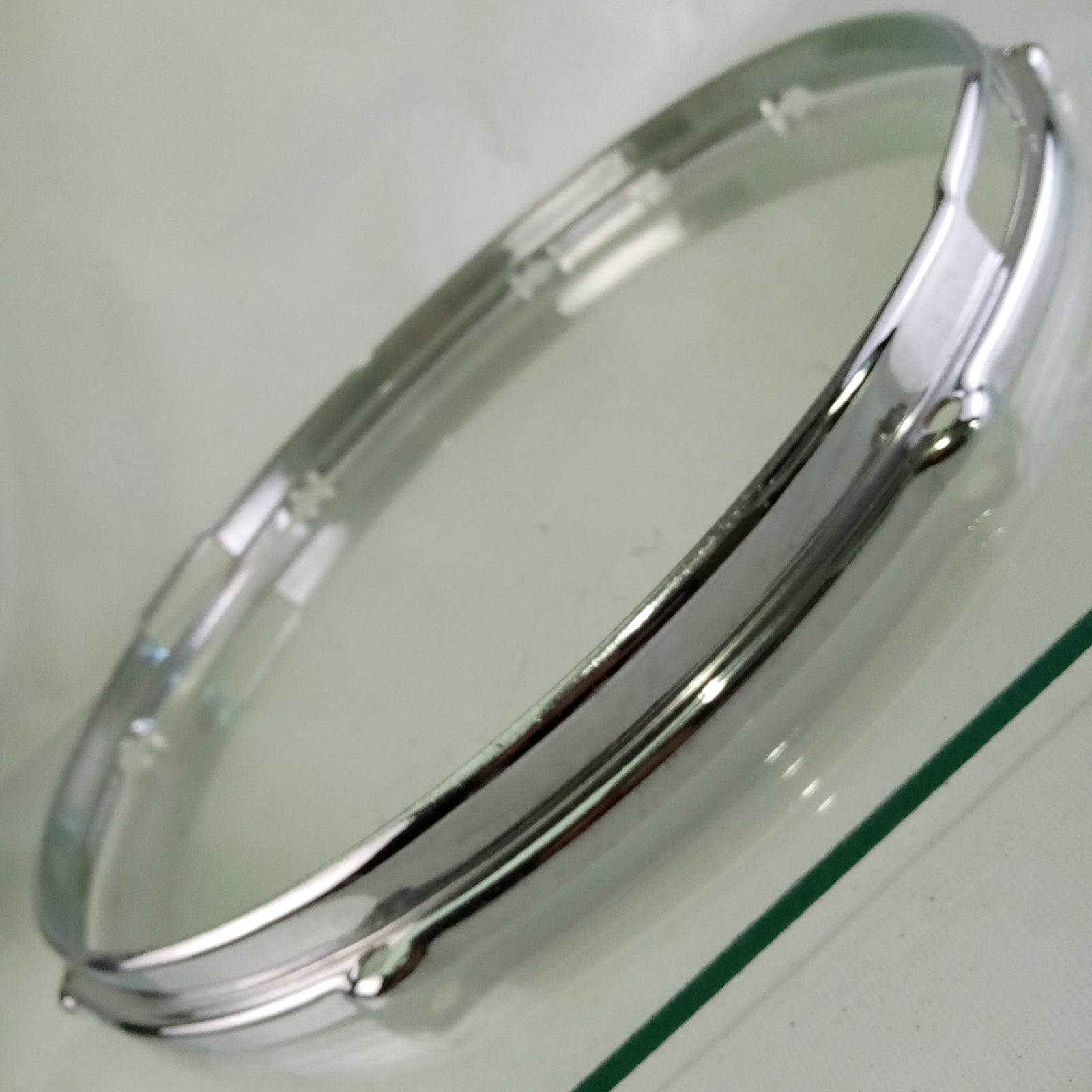 Slingerland 15"BRASS Stick-Saver Snare Drum Resonant COB Rim/Hoop Chrome 8Lug60s