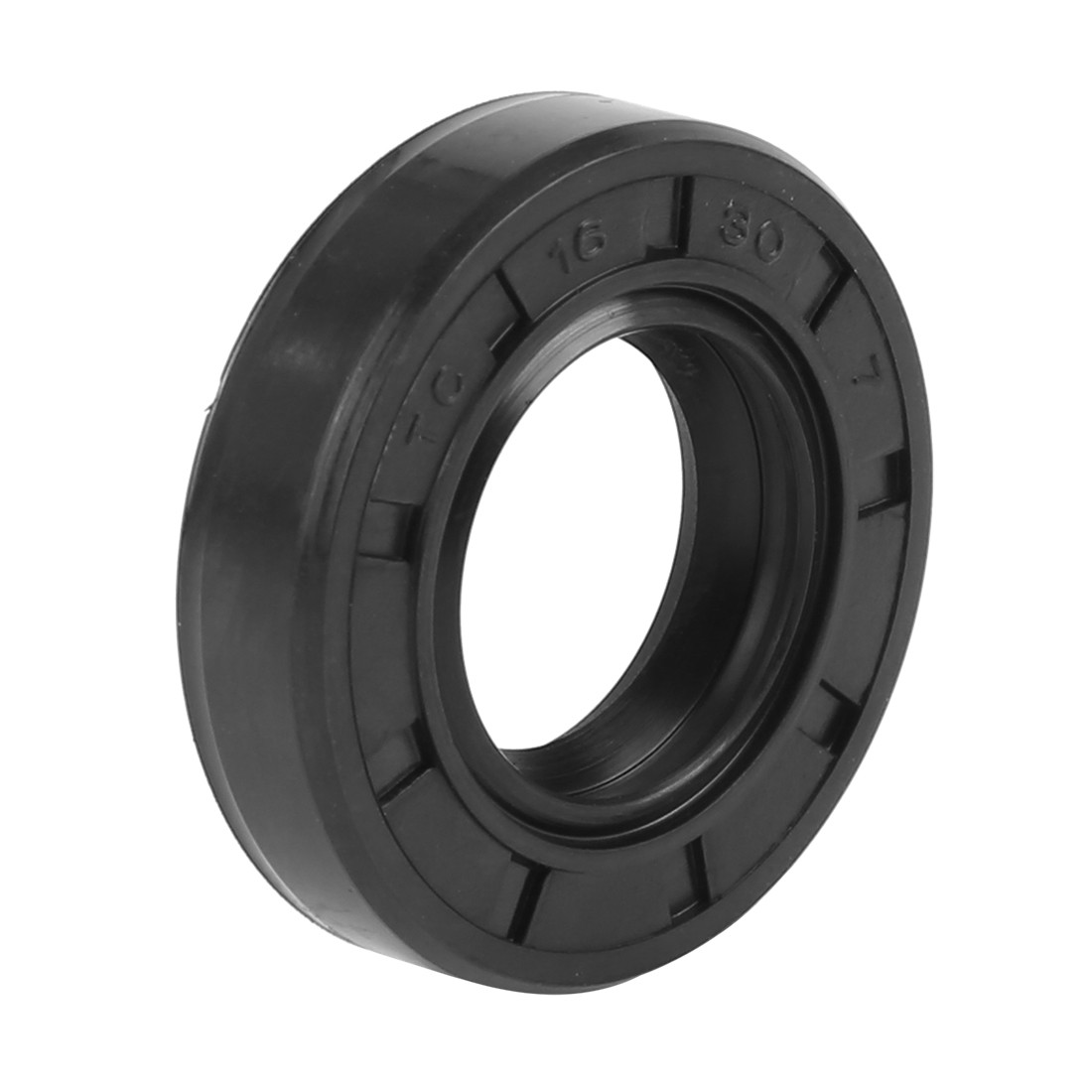 16mm x 30mm x 7mm Nitrile Butadiene Rubber Double Lip TC Oil Shaft Seal for Car