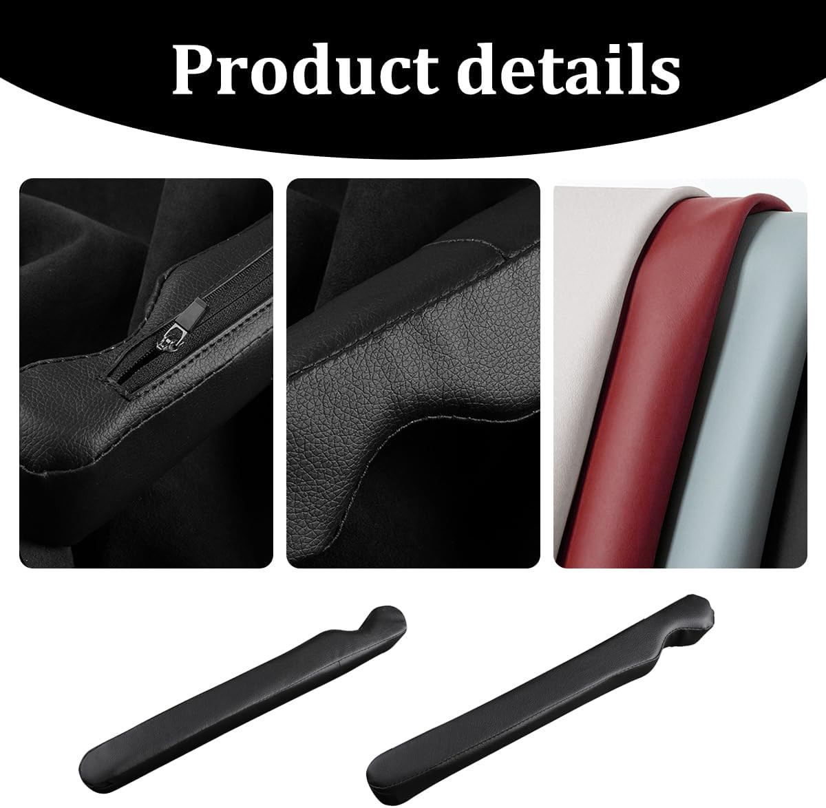 2PCS Car Seat Gap Filler, Soft Foam Vehicle Seat Seam Guard Stopper to Preven...