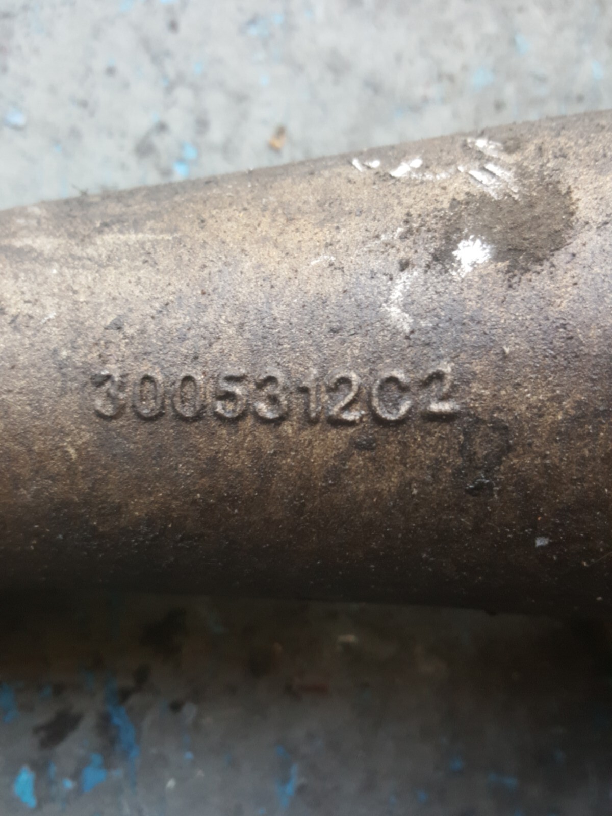 INTERNATIONAL MAXXFORCE 15 EGR AIR COMPRESSOR OUTLET PIPE 3005312C2