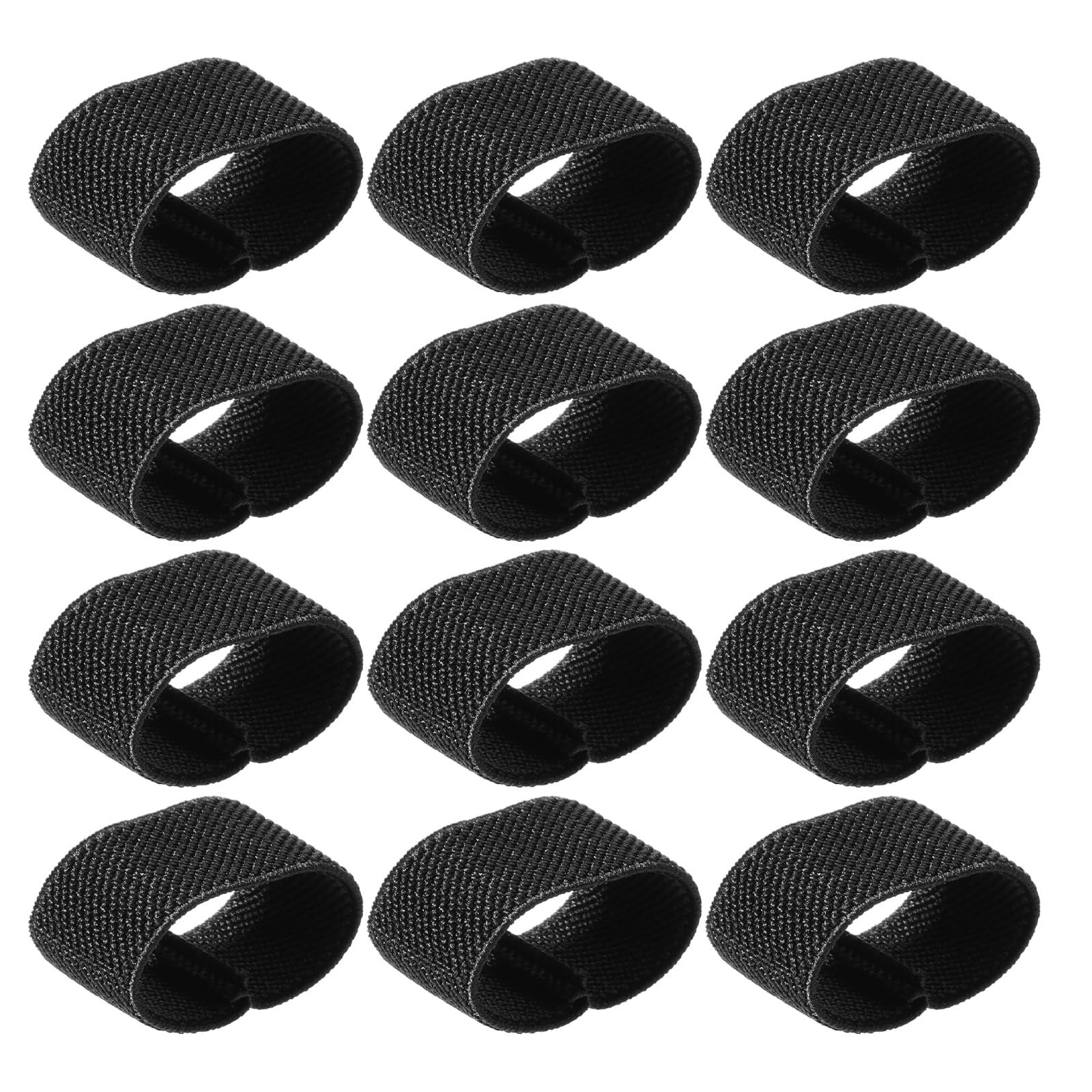 12 Pcs Elastic Belt Keepers Belt Loop Keeper Strap Organizer Nylon Backpack S...